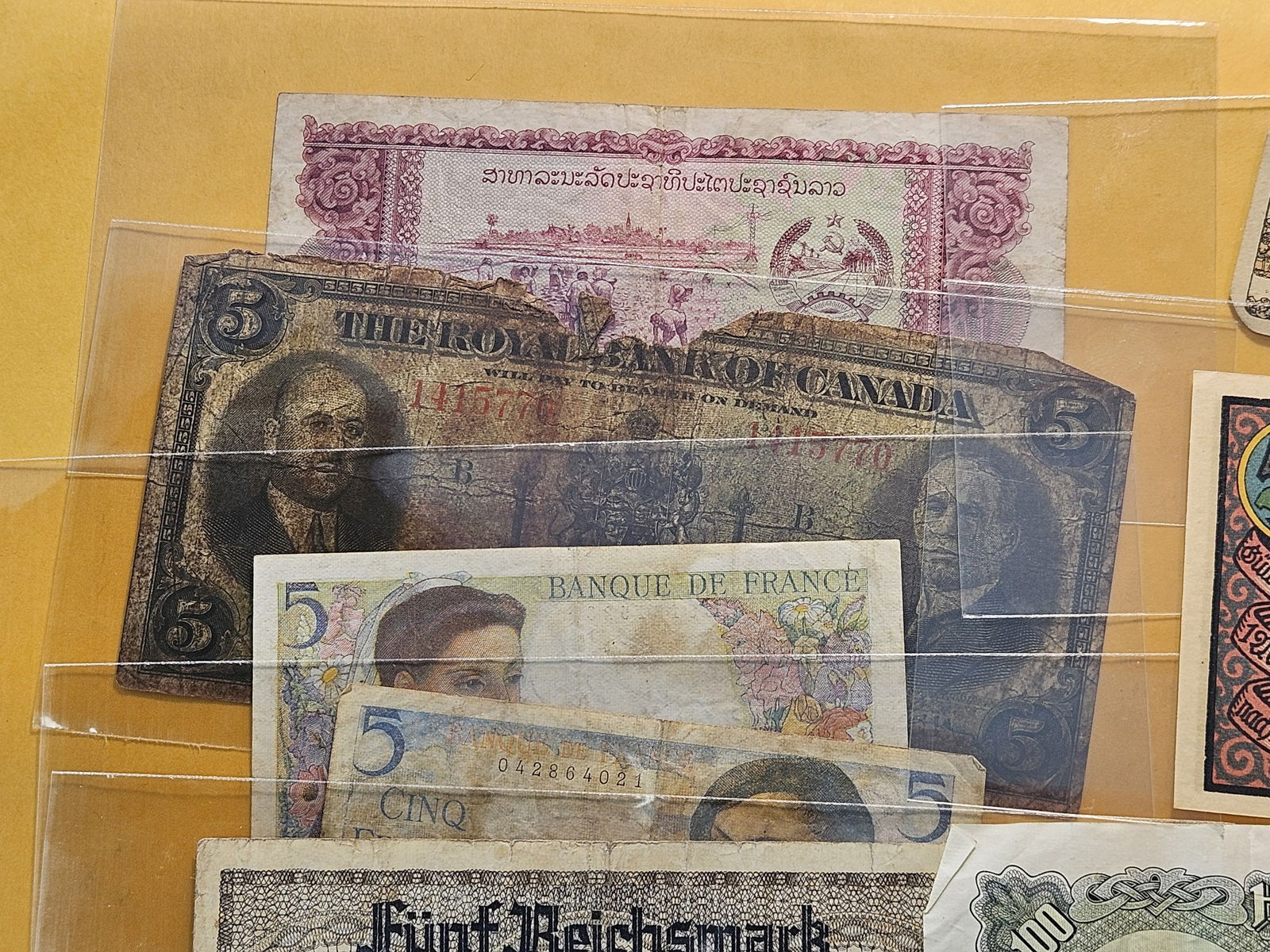 Ten Fun Mixed Foreign Notes - 5