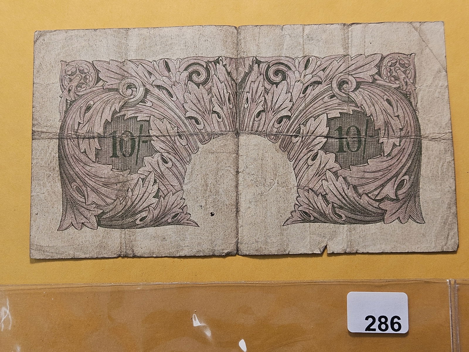 Great Britain 10 Shilling Emergency Wartime Currency - 2