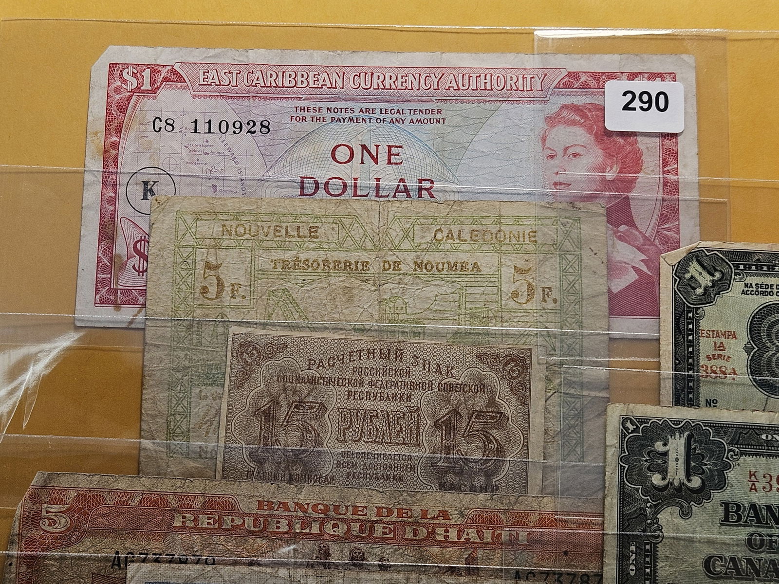 Eleven Cool Mixed Foreign Notes - 2