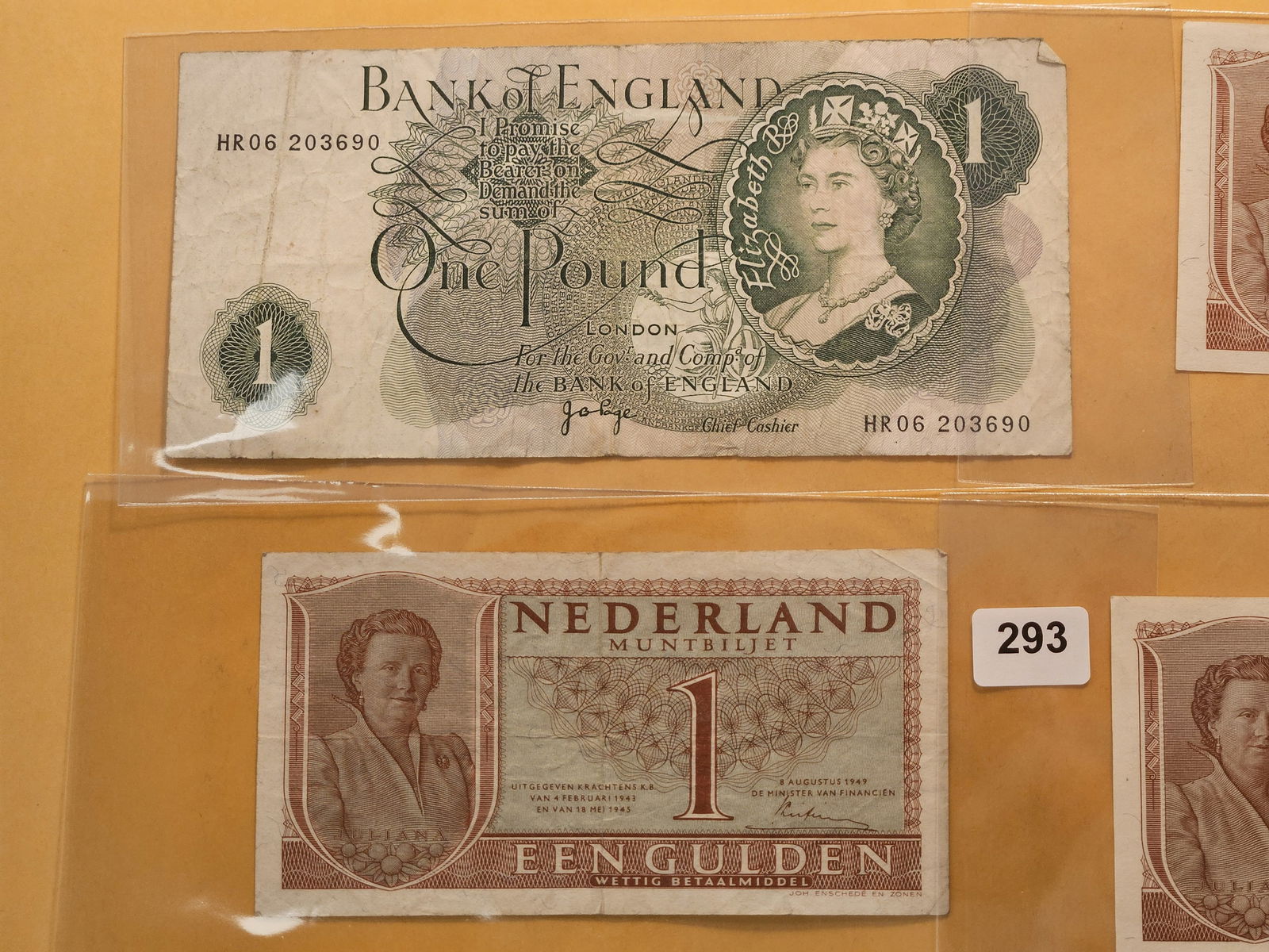 Four Foreign Notes - 2