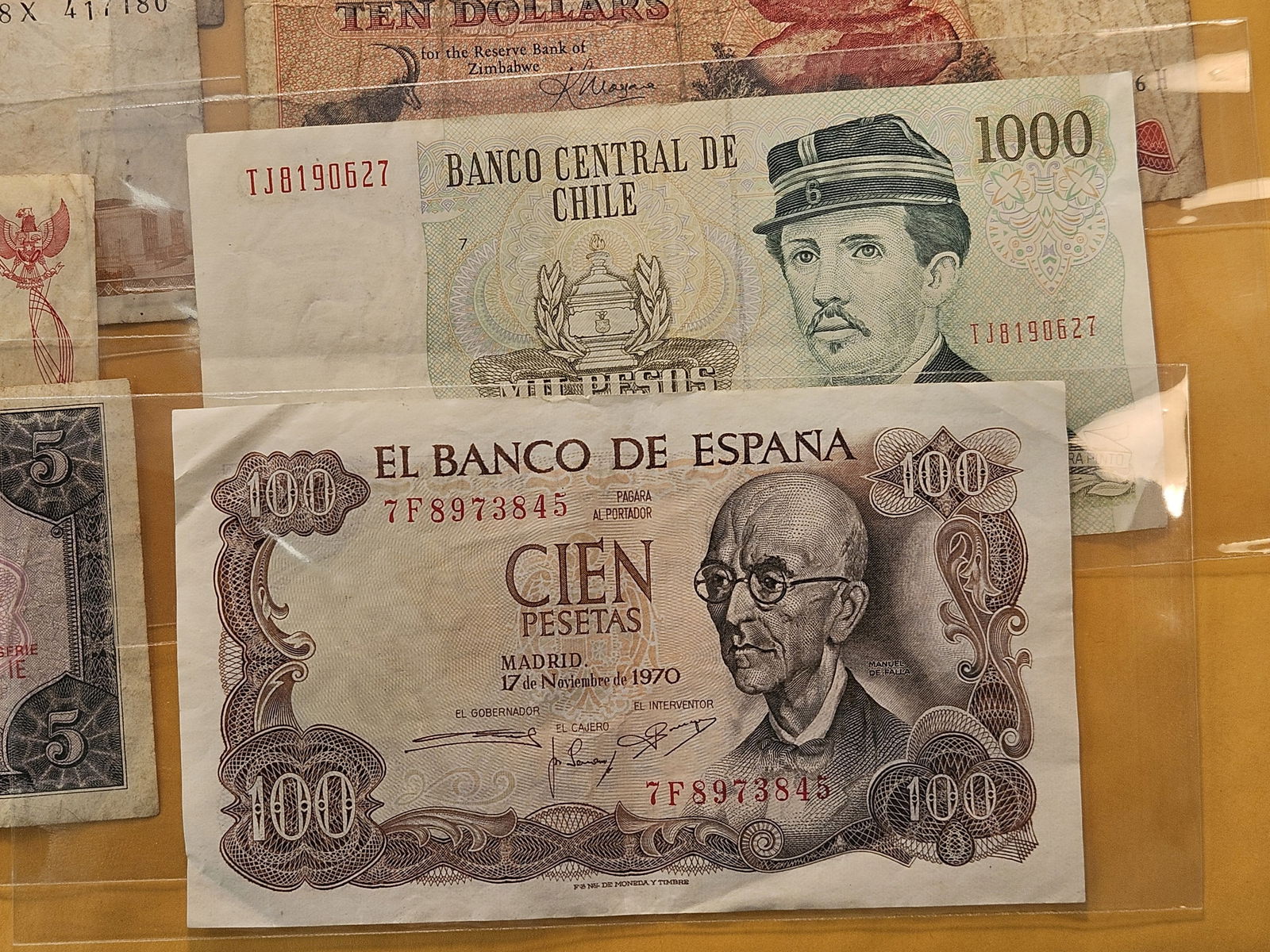 Nine Fun Foreign Notes - 5