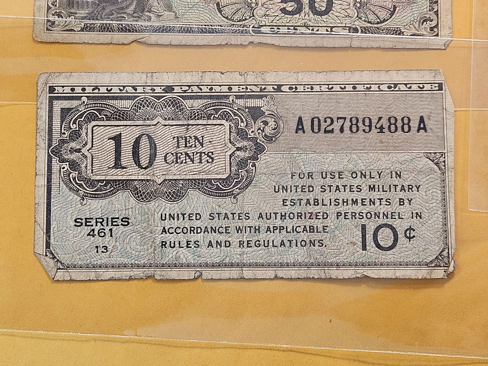 Five Military Payment Certificates - 3