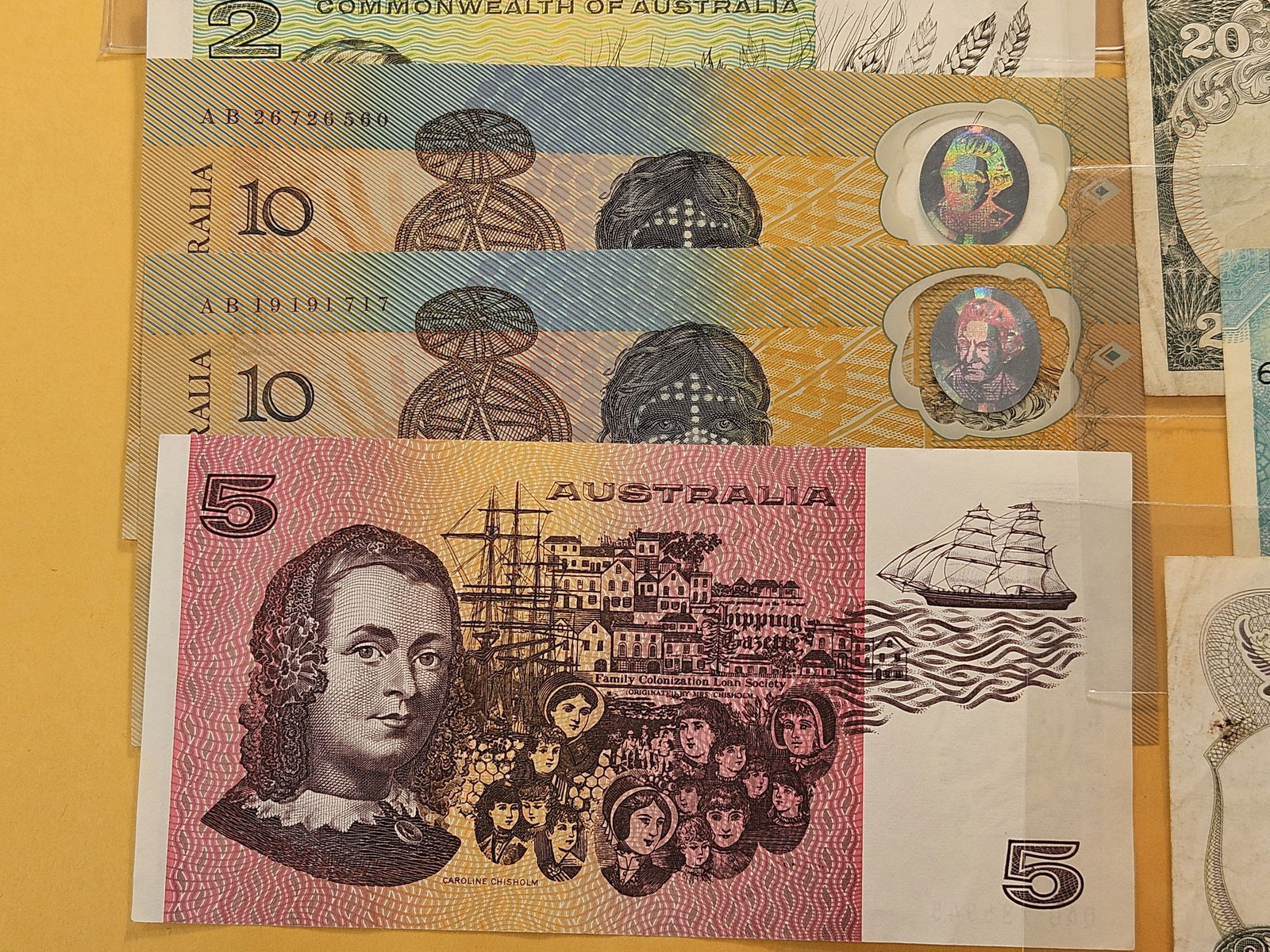Ten Fun Mixed Foreign Notes - 3