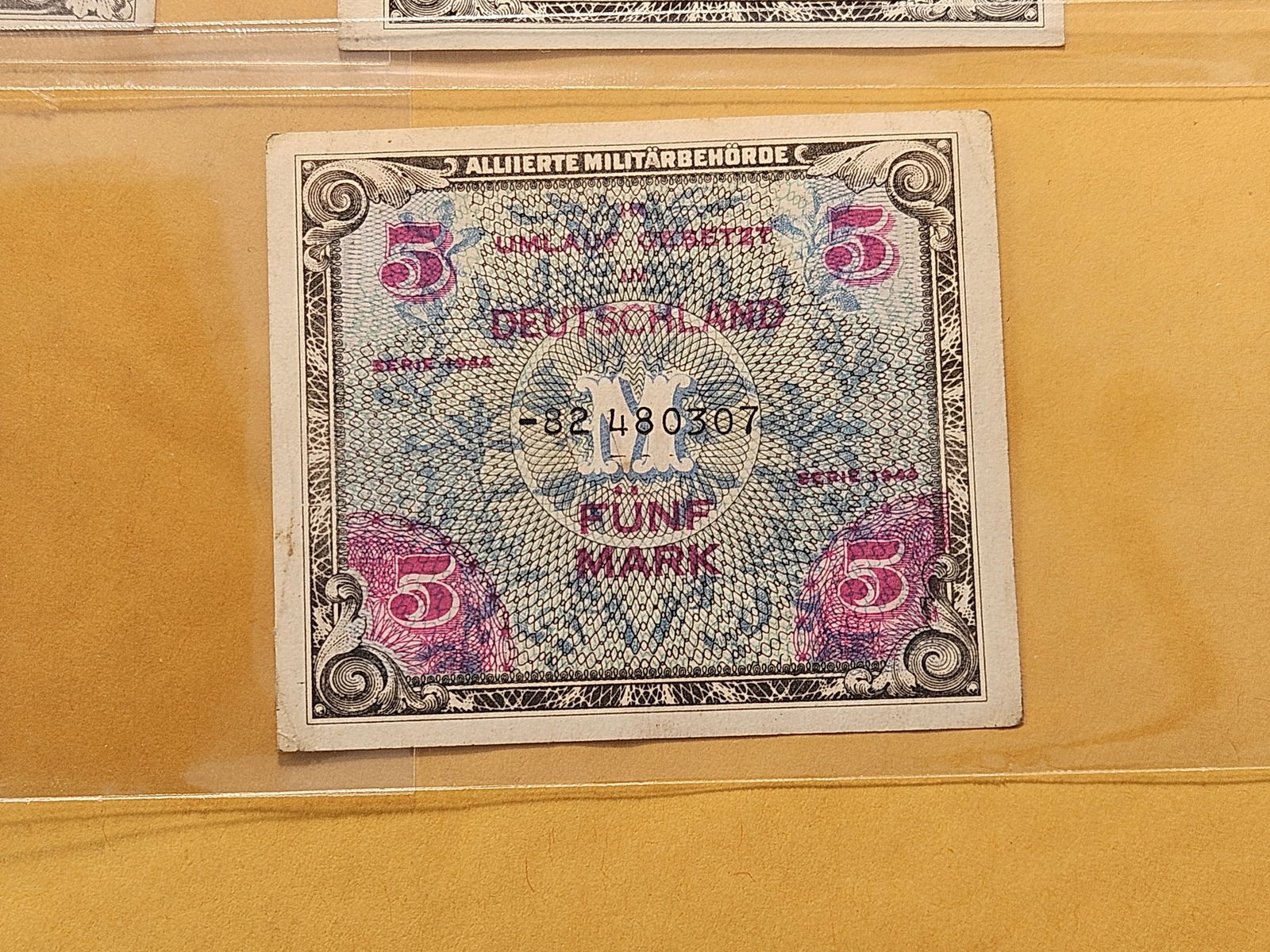 Four 1944 Allied Currency Notes from Germany - 5