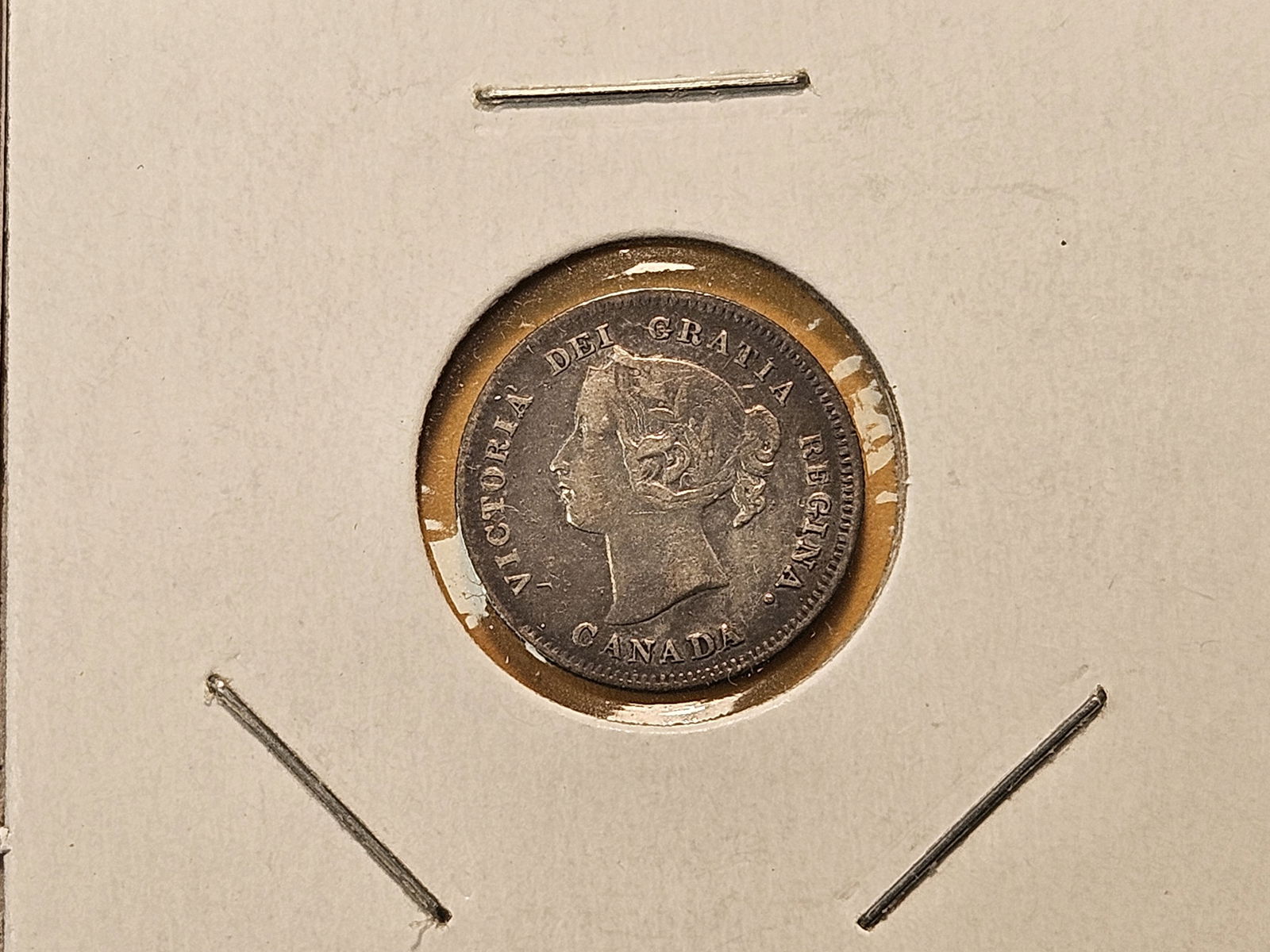 Six Earlier Canadian Silver Dimes - 5