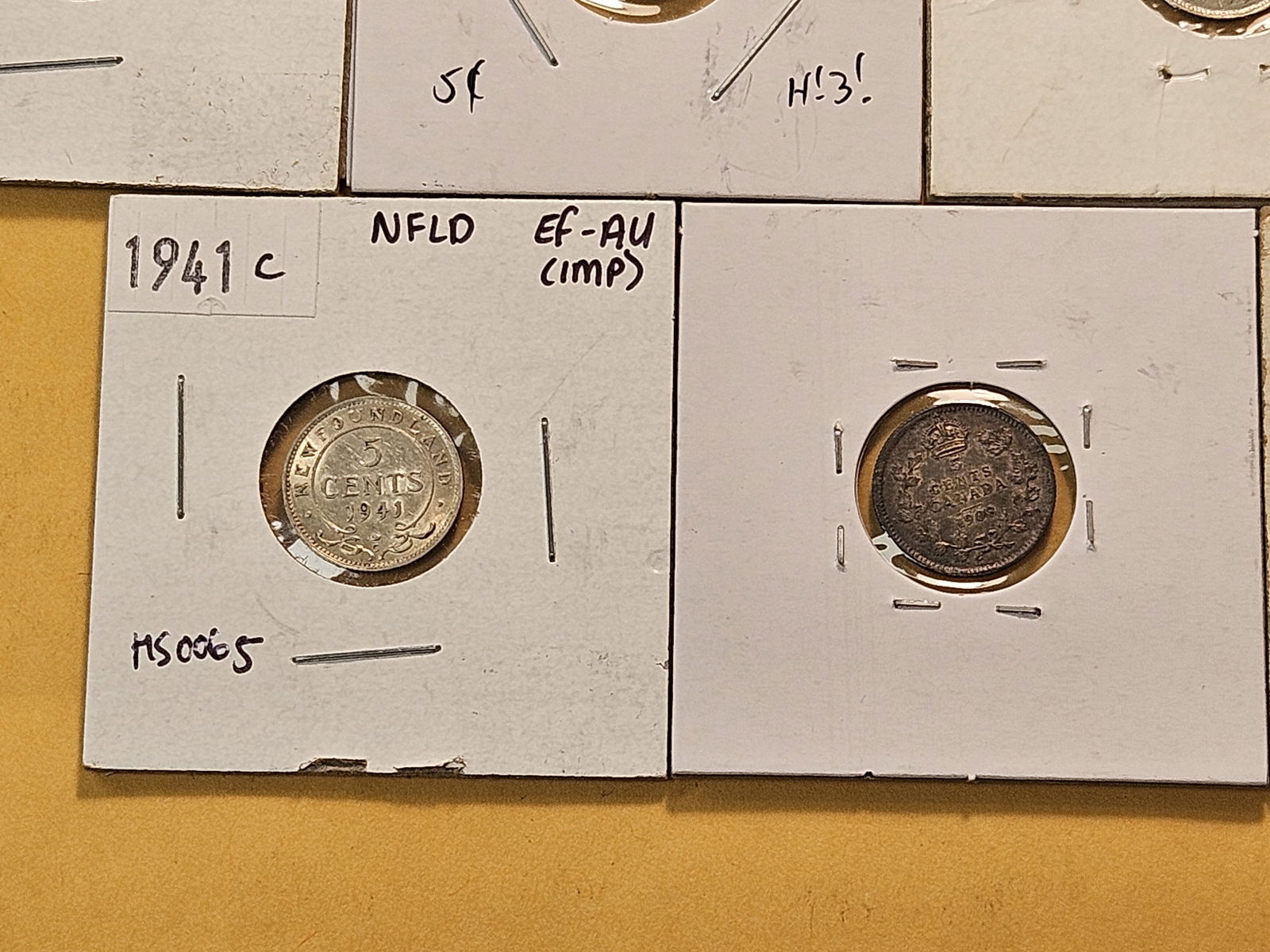 Eleven Mixed Silver Five Cents - 4