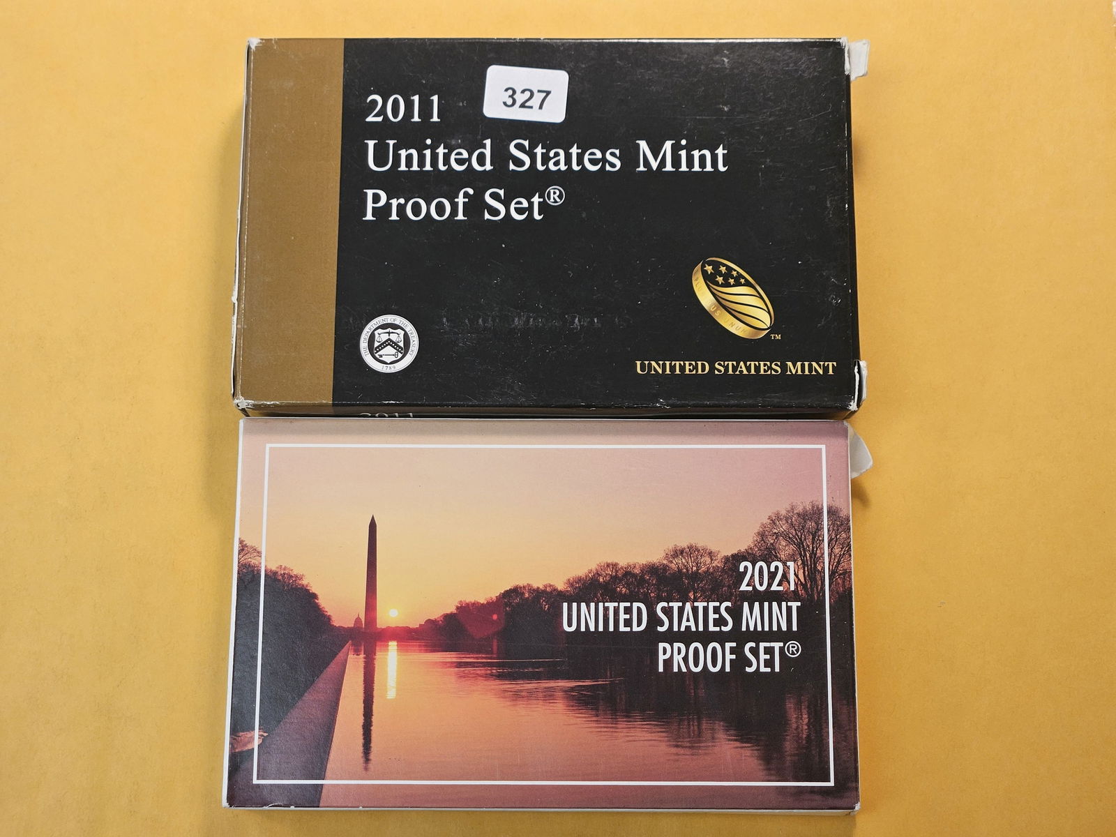 Semi-Key Date 2011 US Proof Set with 2021 Proof Set: In OGP with COA's 