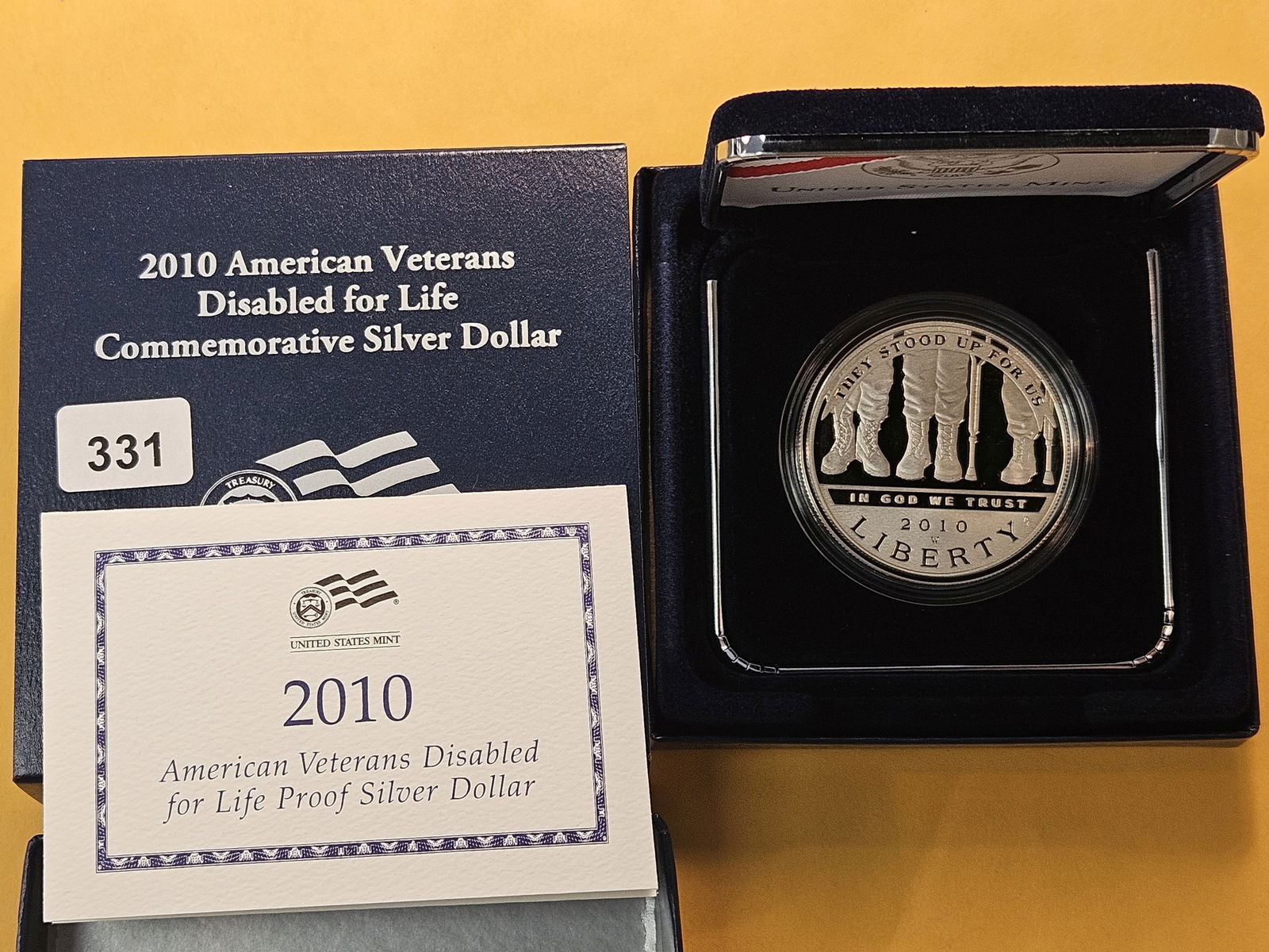 GEM Proof 2010-W Commemorative Silver Dollar - 2