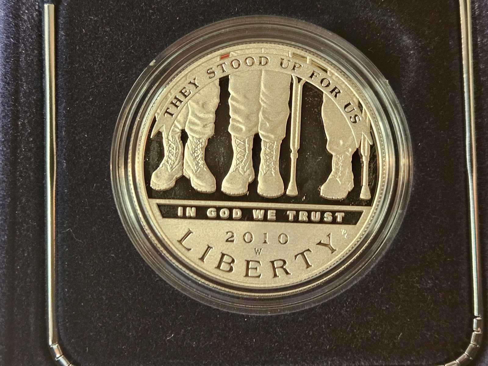 GEM Proof 2010-W Commemorative Silver Dollar - 3