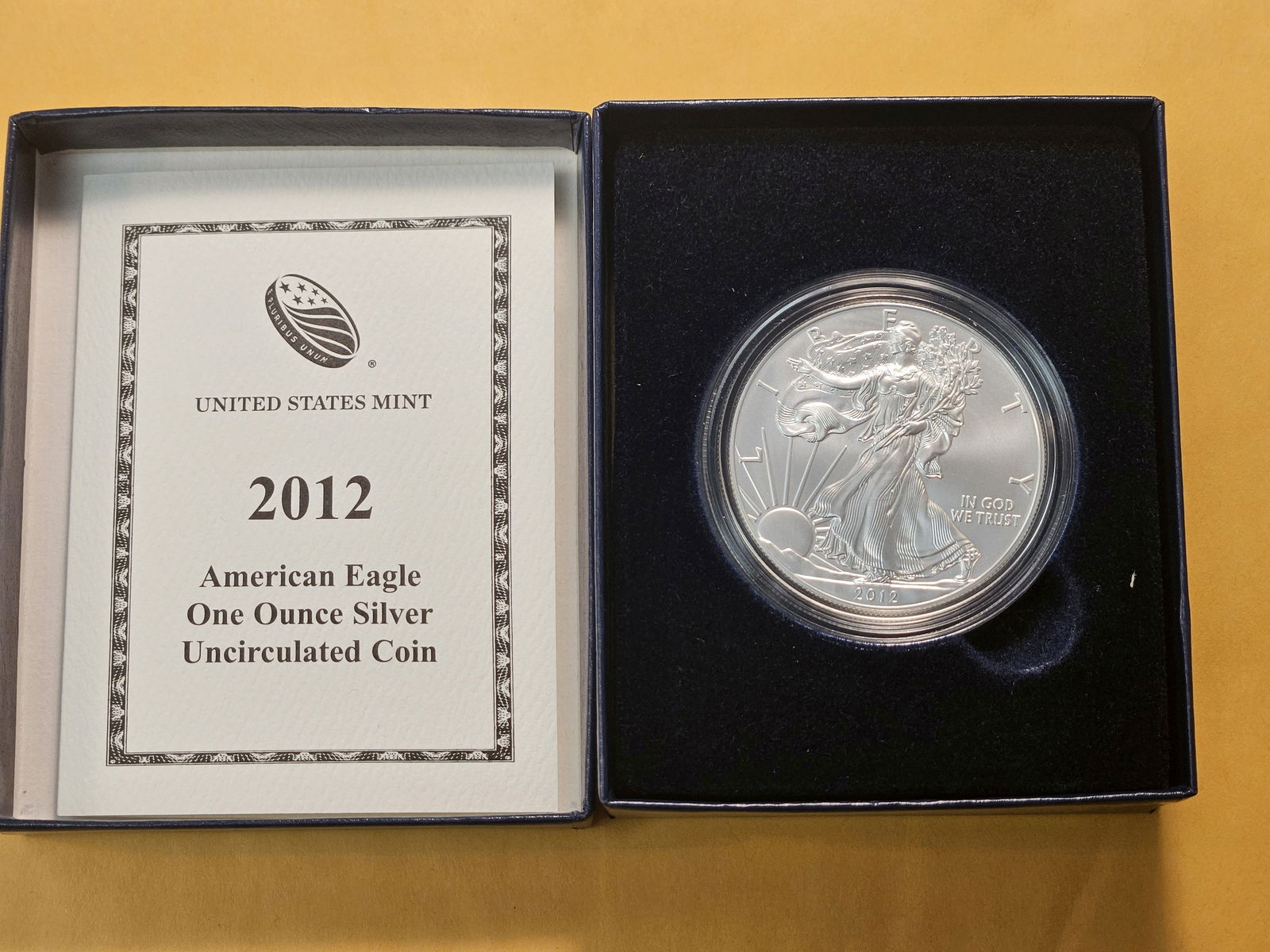 Brilliant Uncirculated United States Mint 2012-W American Silver Eagle - 2