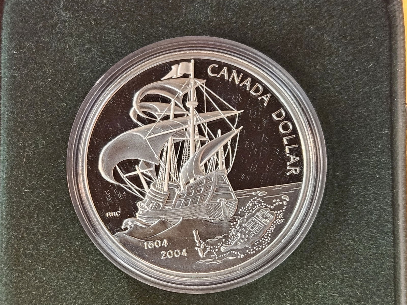 Royal Canadian Mint 2004 Proof Commemorative Silver Dollar - 5