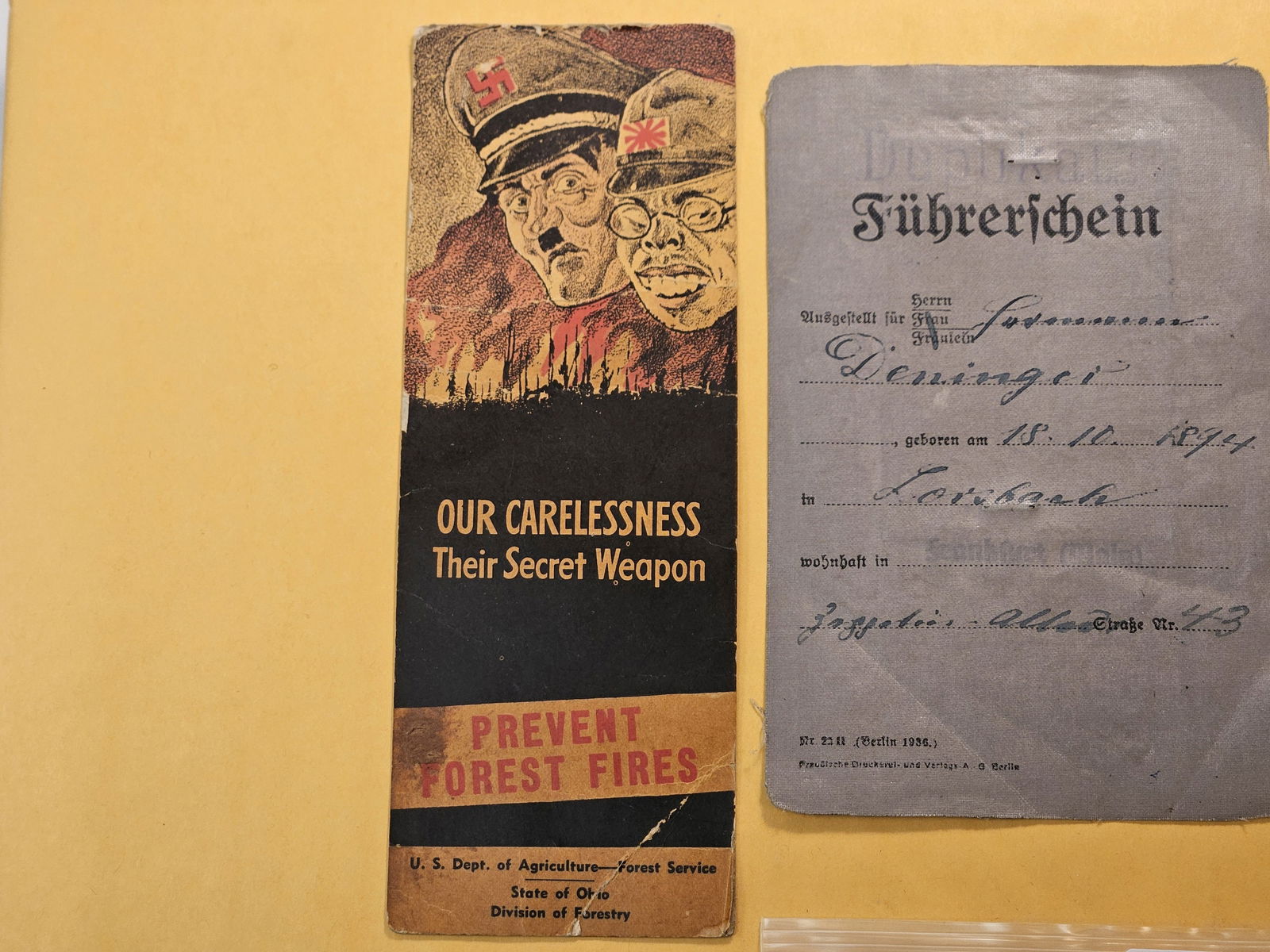 Three Fun Items from World War 2 - 2