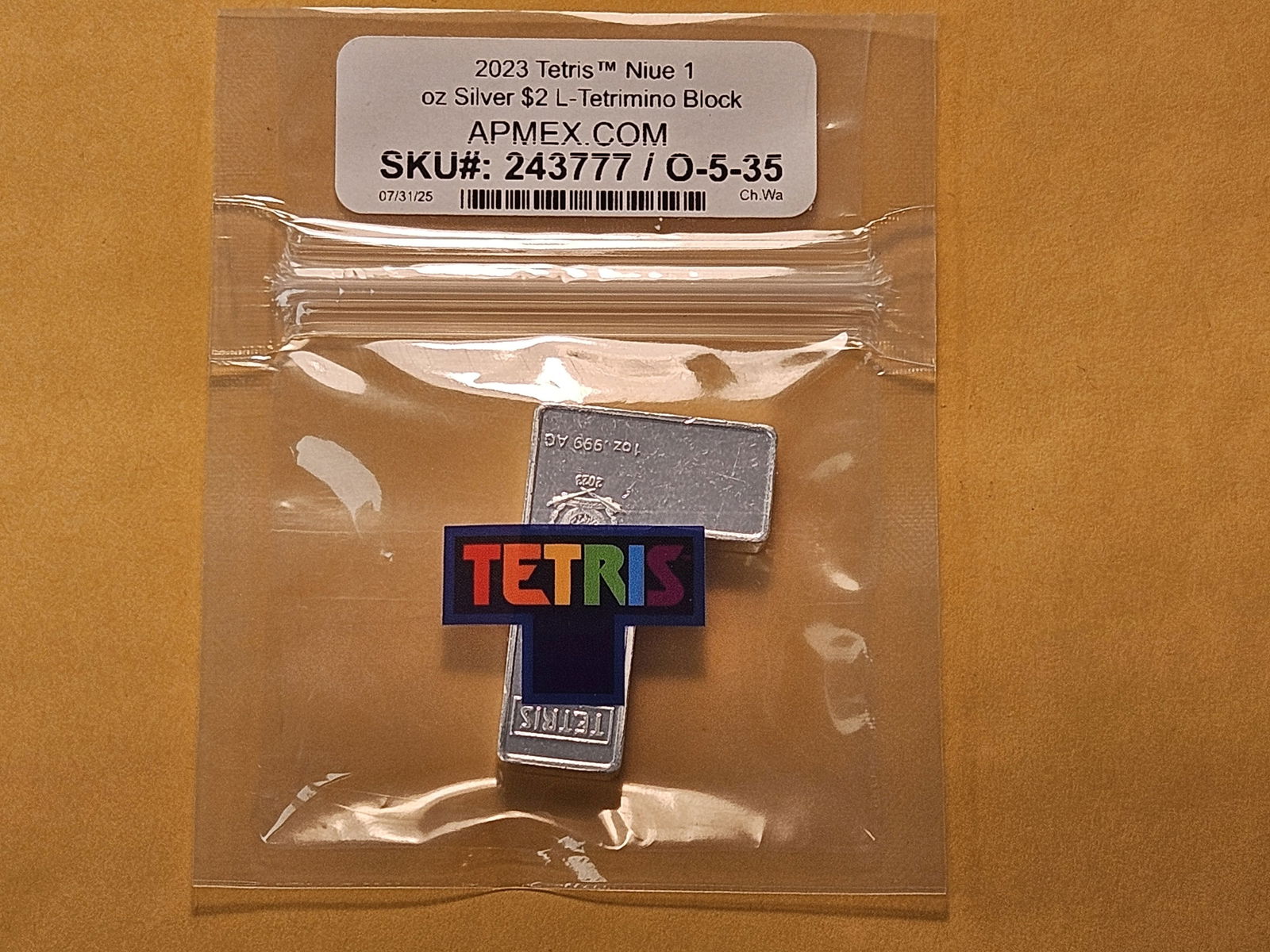 One Troy Ounce .999 Fine Silver Art Bar - 3