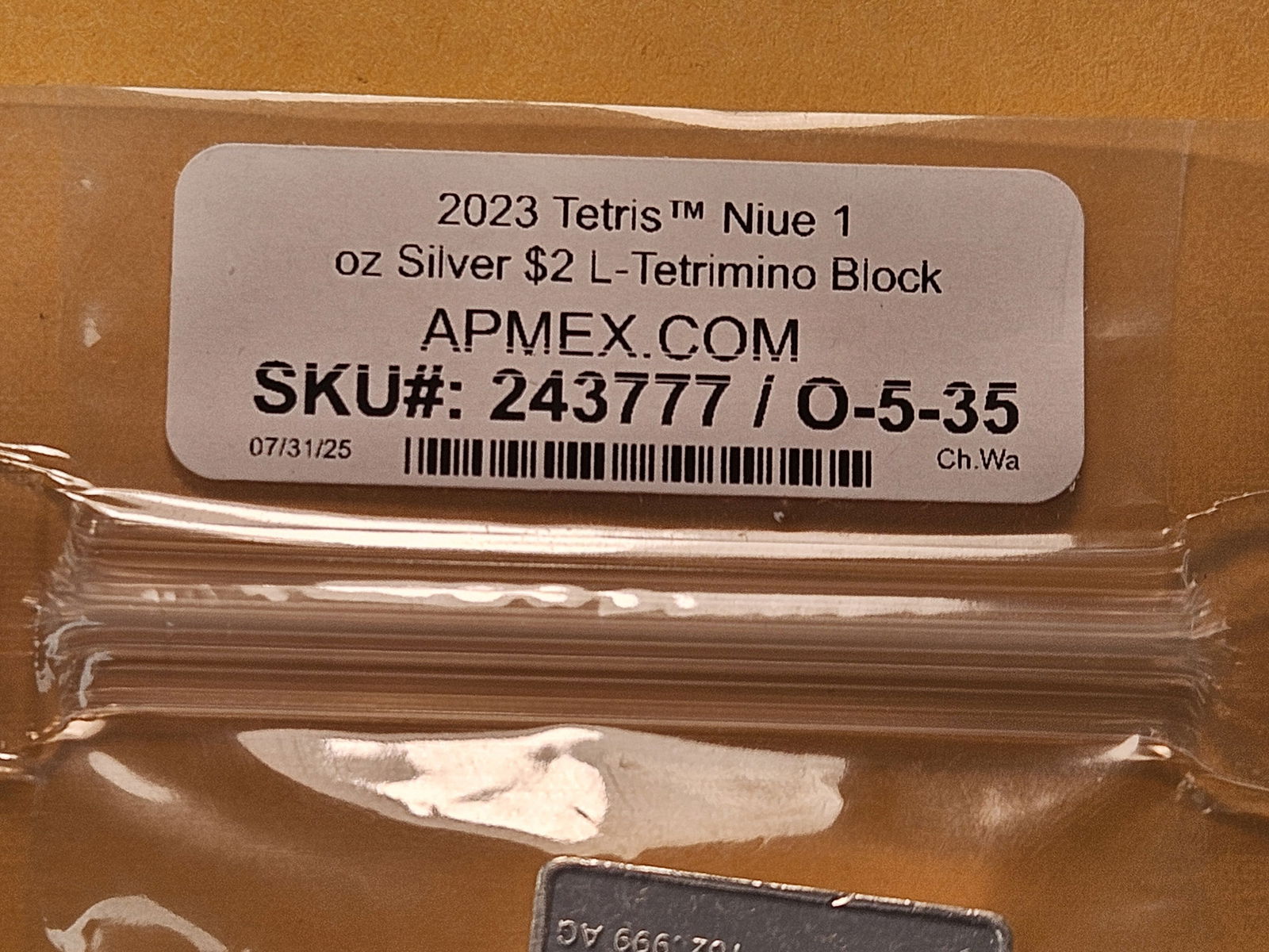 One Troy Ounce .999 Fine Silver Art Bar - 4