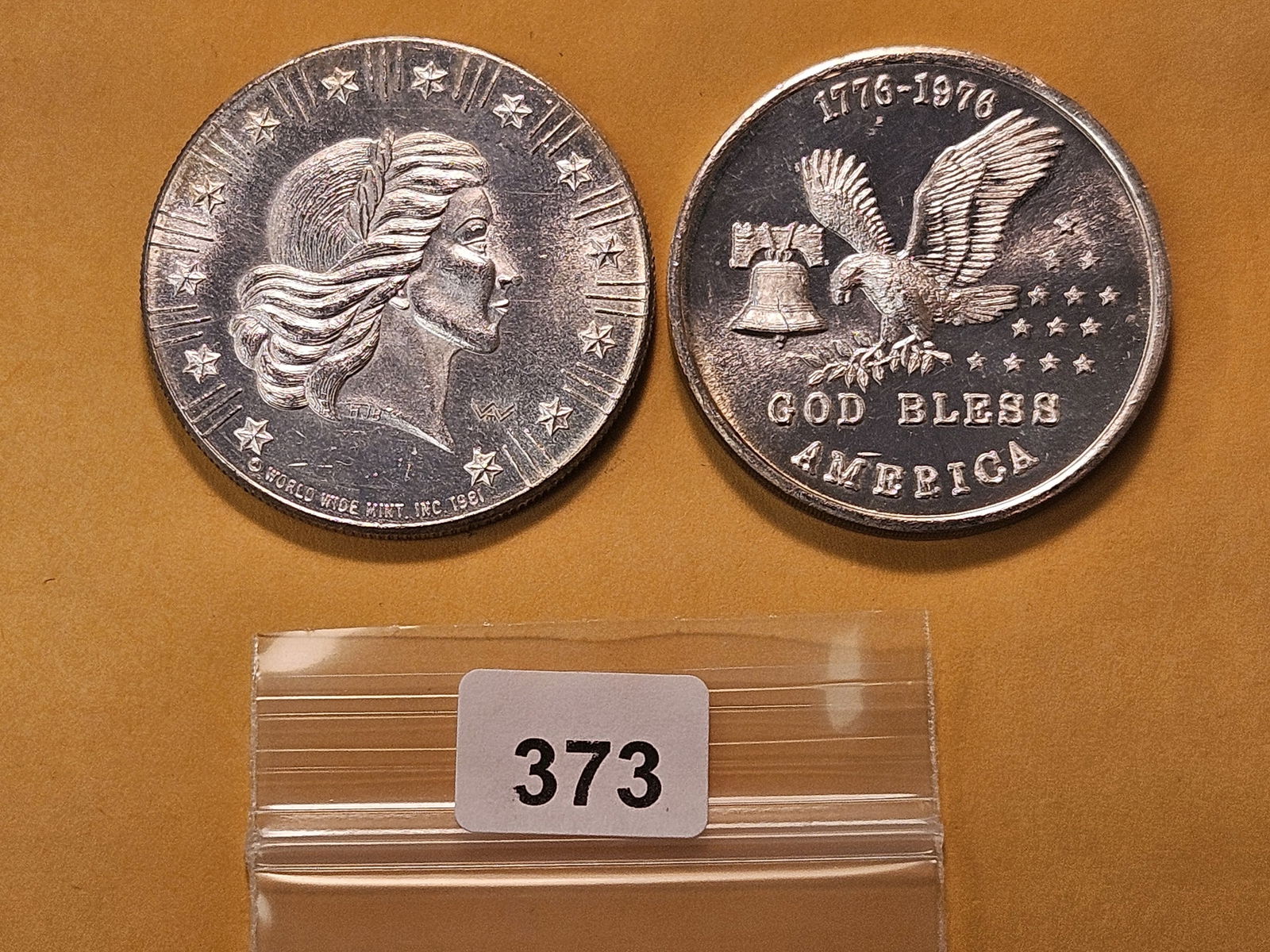 Two One Troy Ounce .999 Fine Silver Rounds - 2