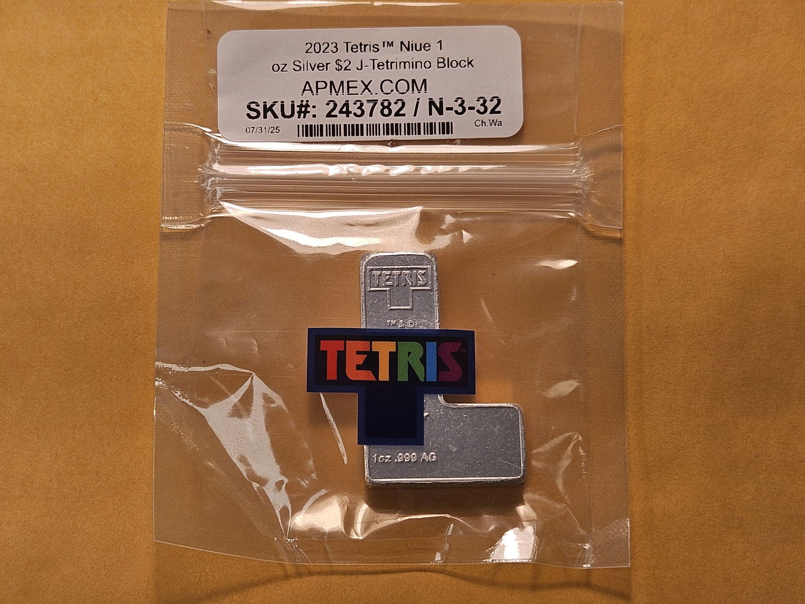 One Troy Ounce .999 Fine Silver Art Bar - 3