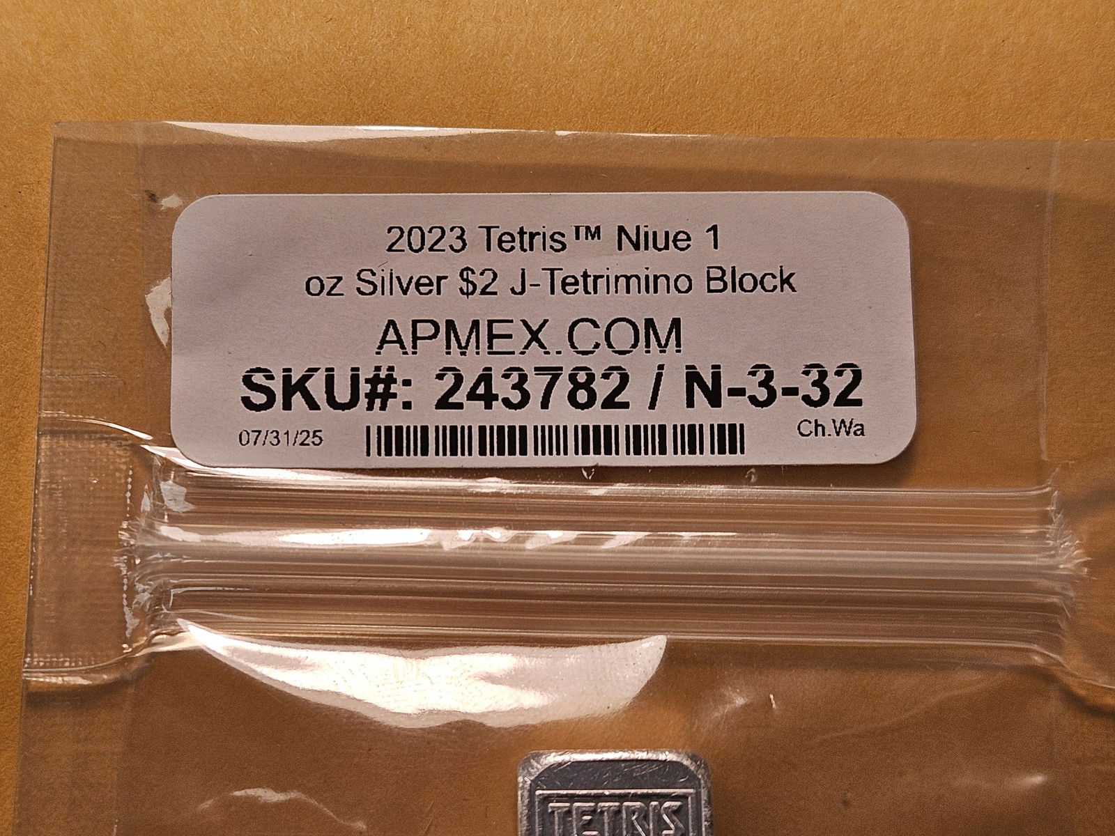 One Troy Ounce .999 Fine Silver Art Bar - 4