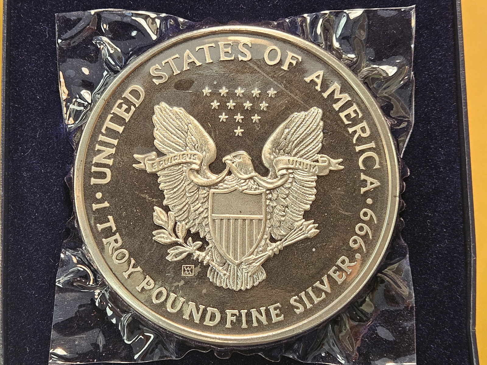 GIANT! One Troy Pound .999 Fine Silver Proof Art Round - 6