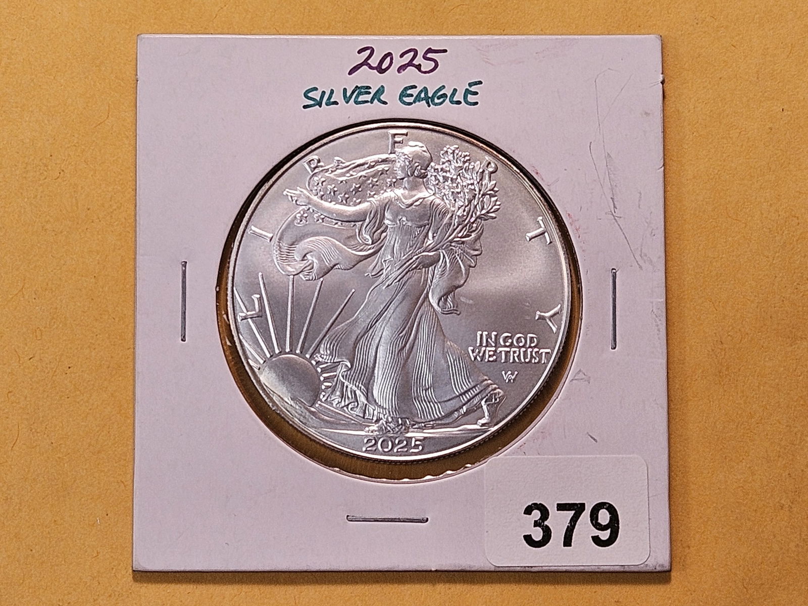 And last but not least, a GEM Brilliant Uncirculated 2025 American Silver Eagle - 2