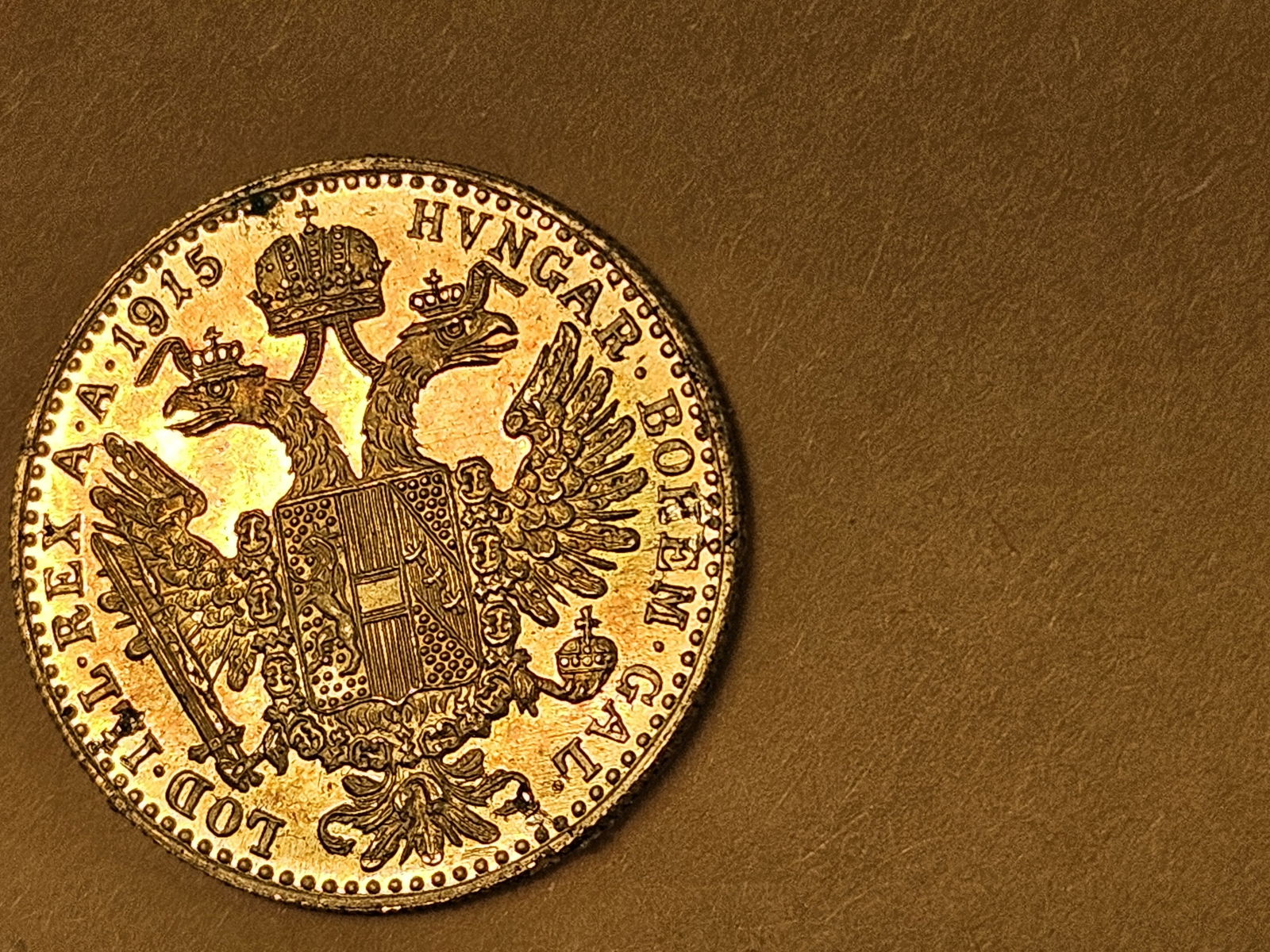 GOLD! GEM 1915-A Gold Austria Ducat - 11