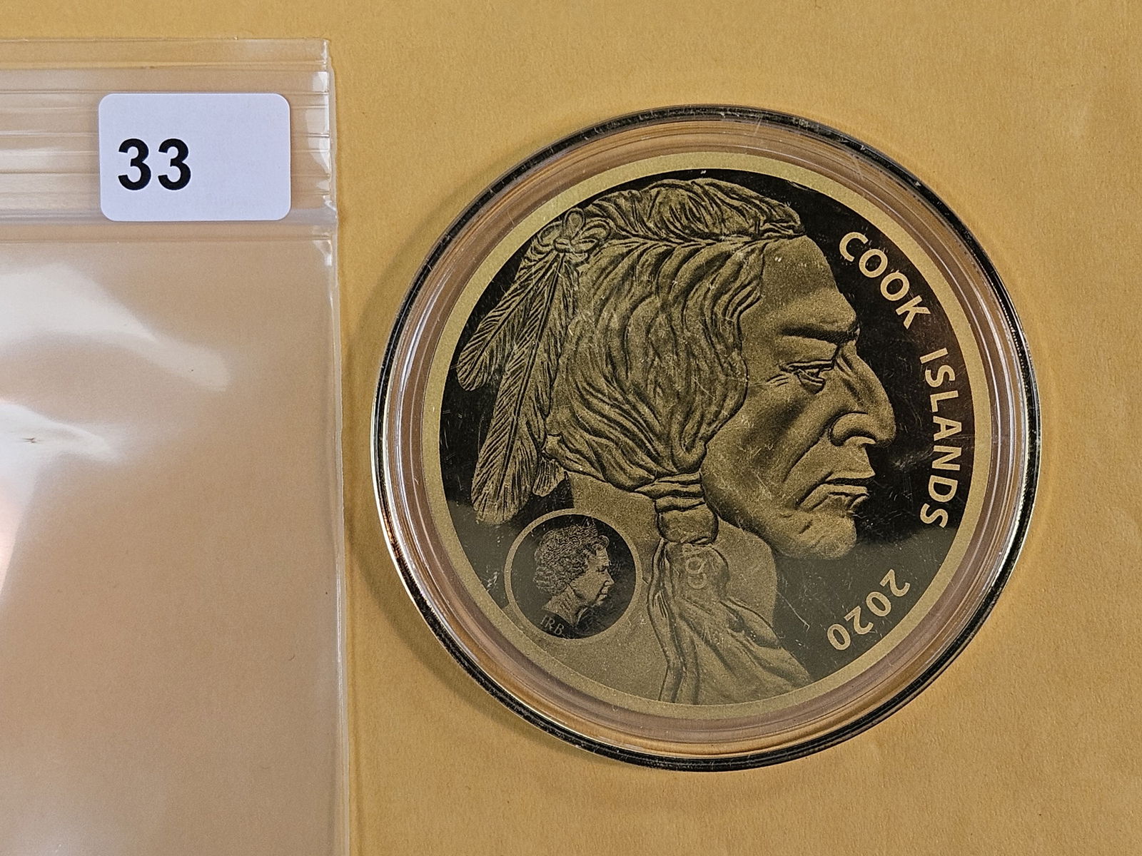 GOLD! GEM 2020 Cook Islands gold Twenty-Five Dollars: A tribute to the United States copy 