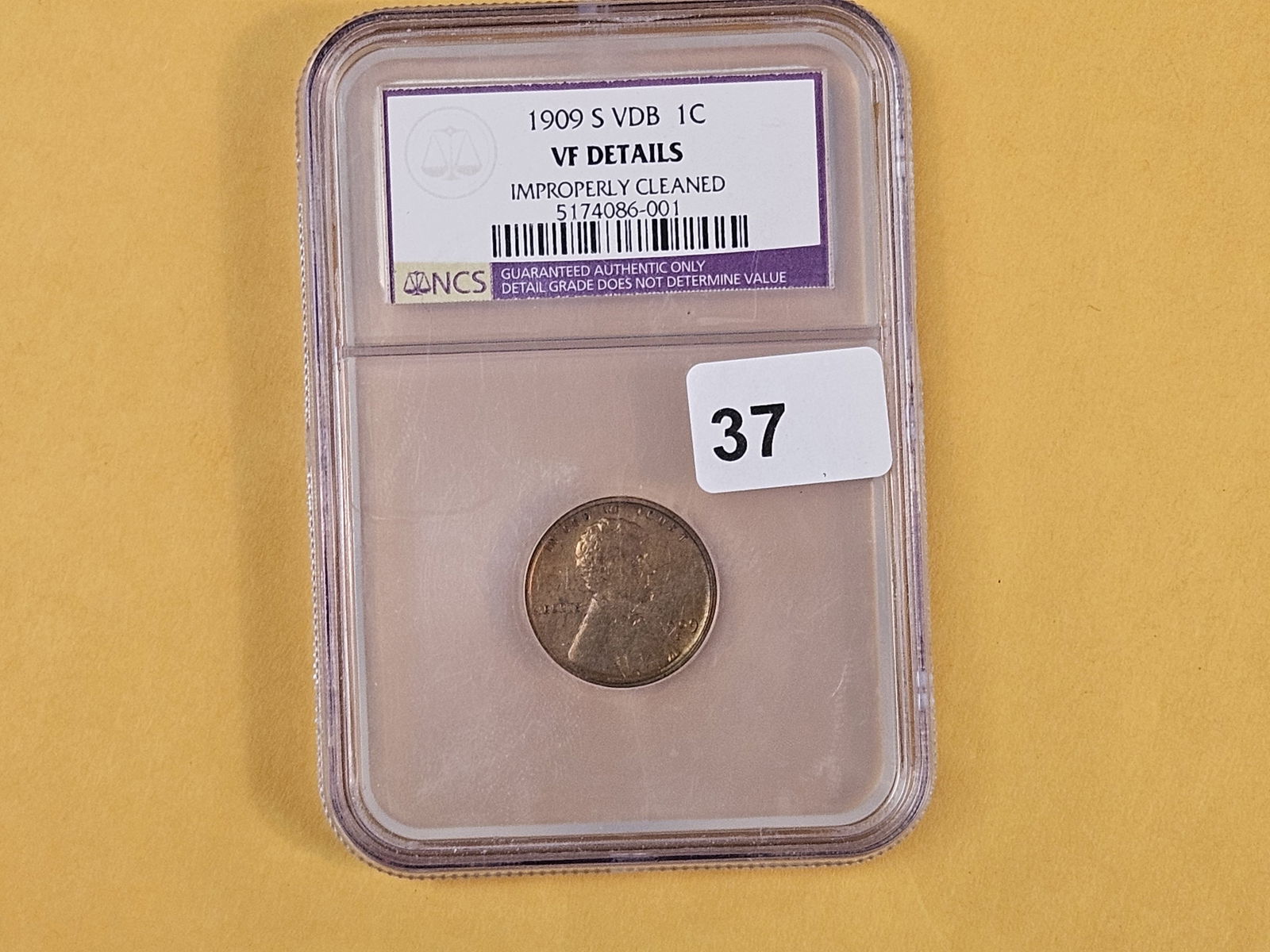 ** KEY DATE ** NGC 1909-S VDB Wheat Cent in Very Fine - details - 2