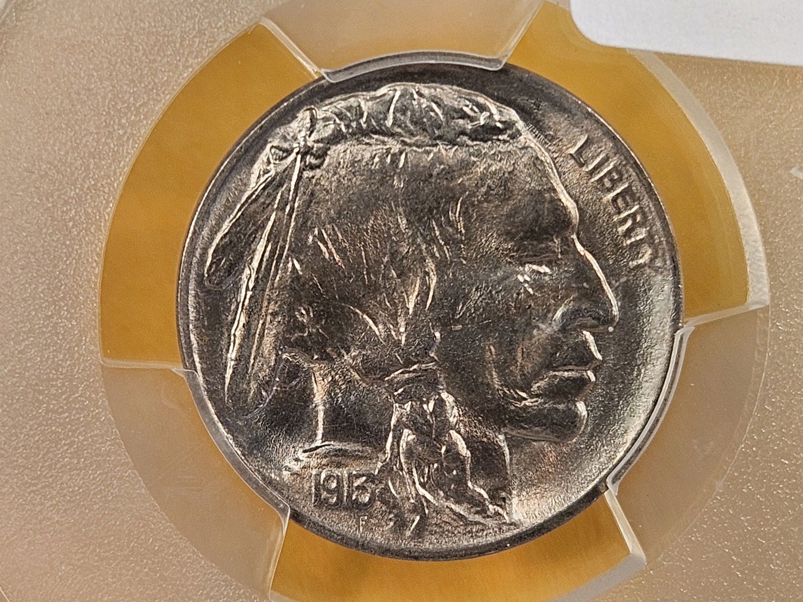 GEM! PCGS 1913 Buffalo Nickel in Mint State 65 - 4