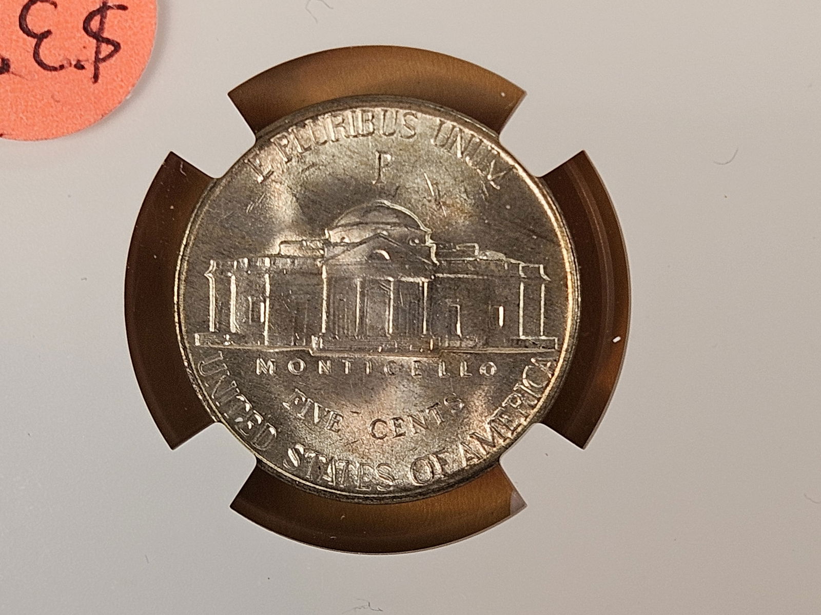 GEM! NGC 1943 Silver Wartime Jefferson Nickel in Mint State 66 - 4