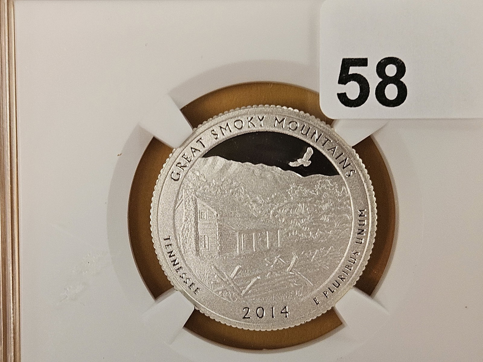 PERFECT! NGC 2014-S SILVER Washington Quarter in Proof 70 Ultra Cameo: Perfect Grade! Great Smoky Mountains