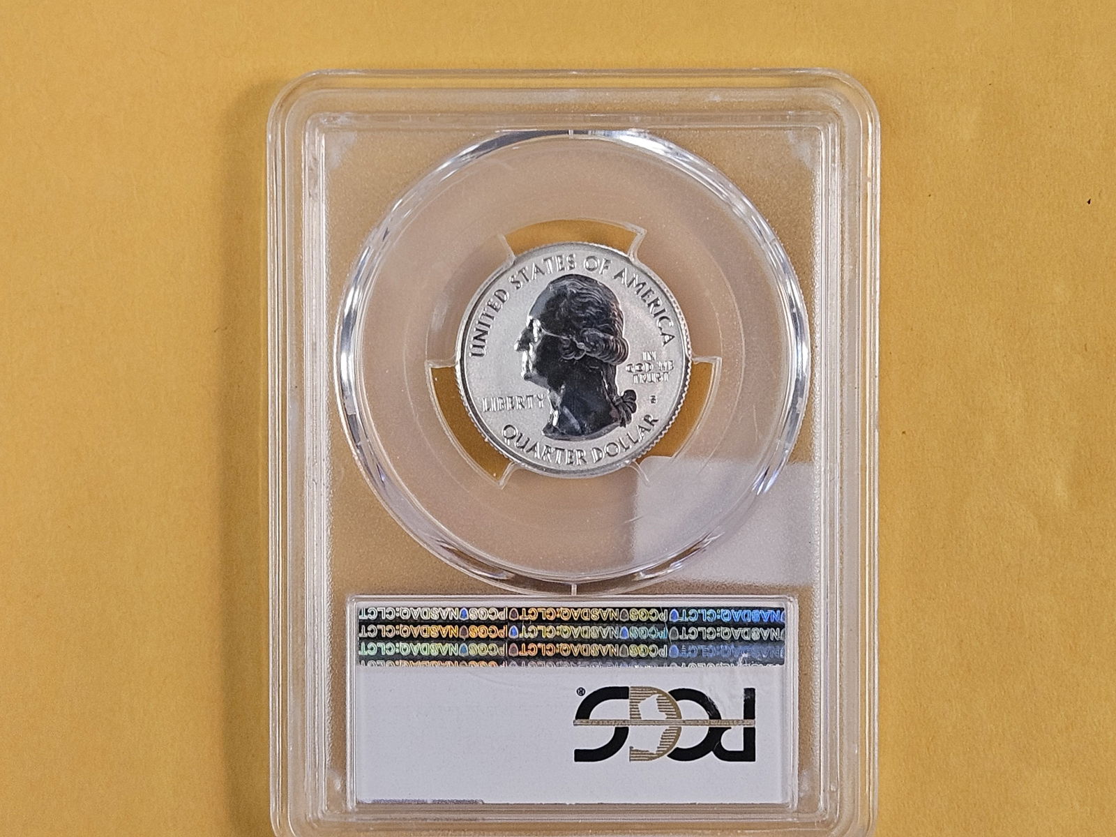 PERFECT! PCGS 2018-S SILVER Washington Quarter in Proof 70 Deep Cameo - 3