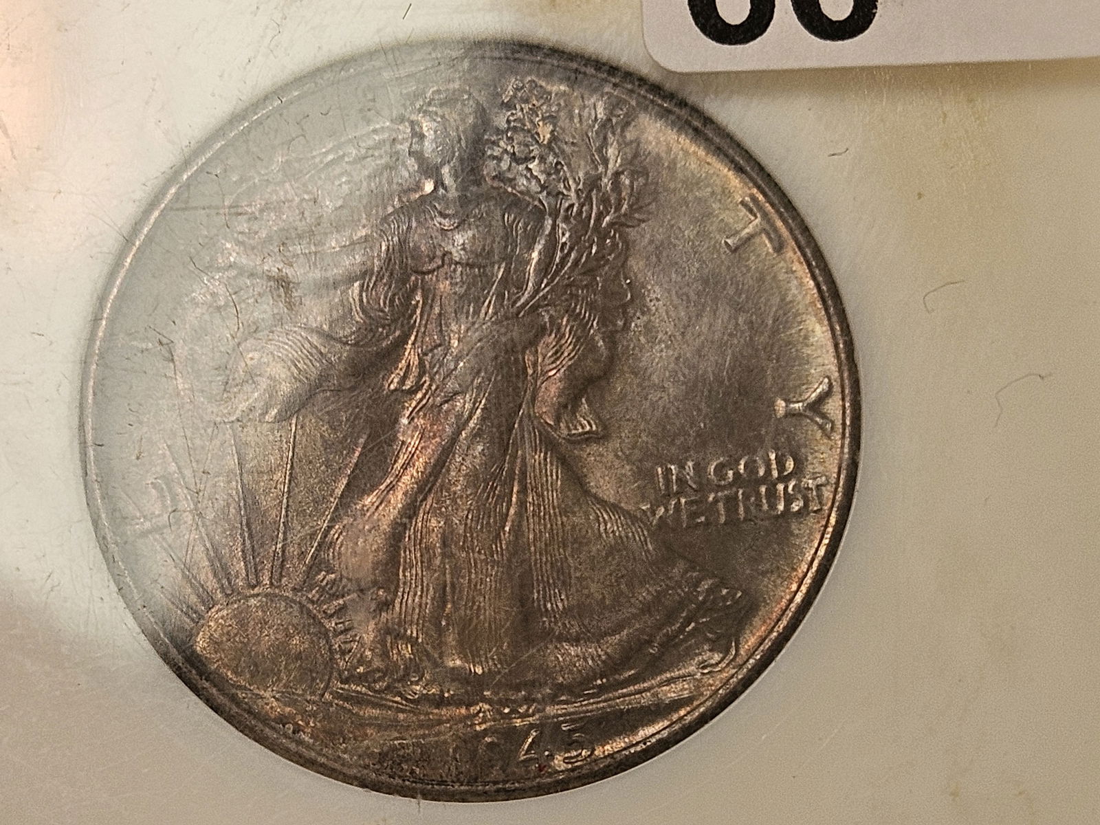 NGC 1945 Walking Liberty half Dollar in Mint State 64 - 6