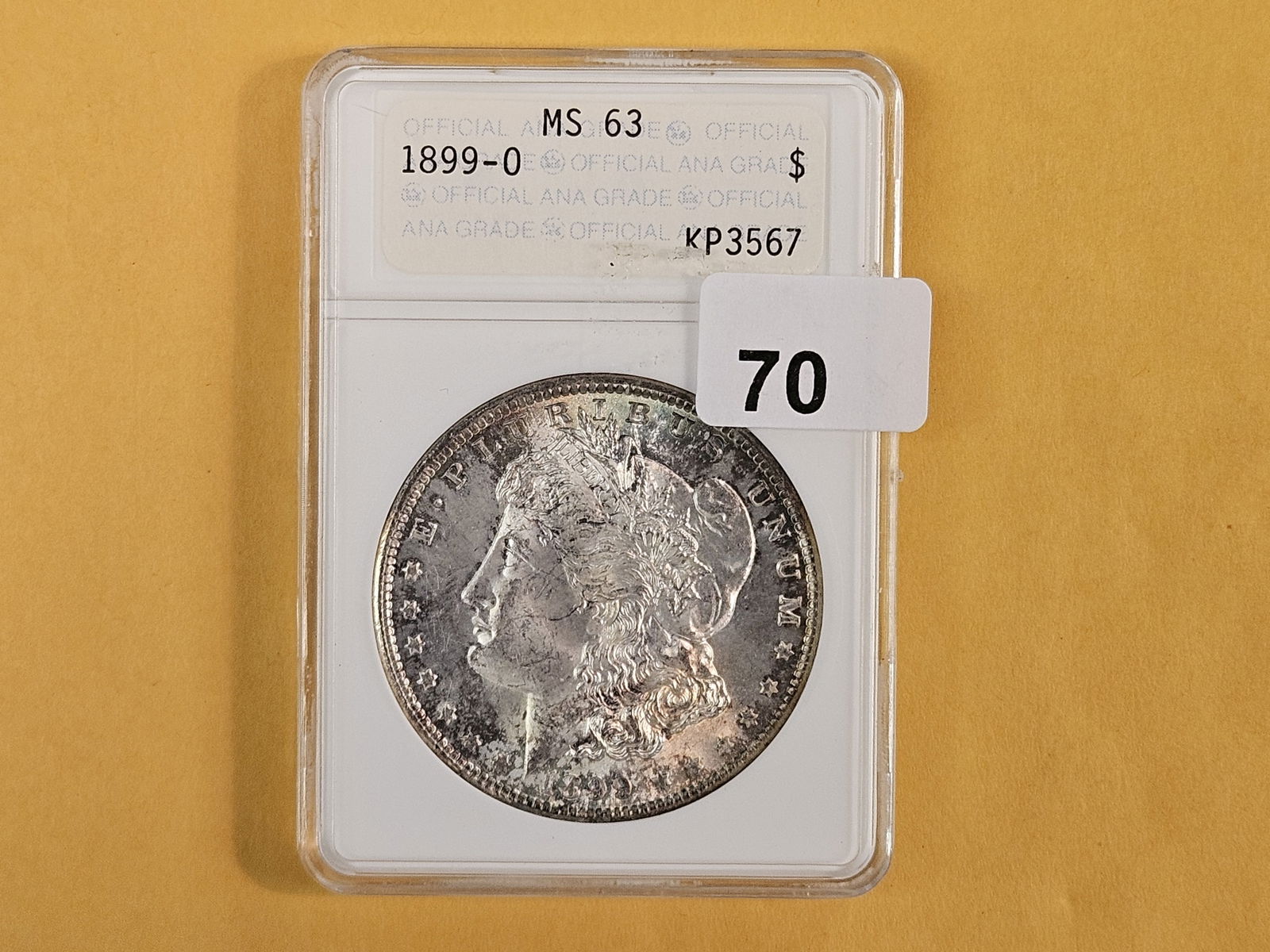 ANACS 1899-O Morgan Dollar in Mint State 63 - 2