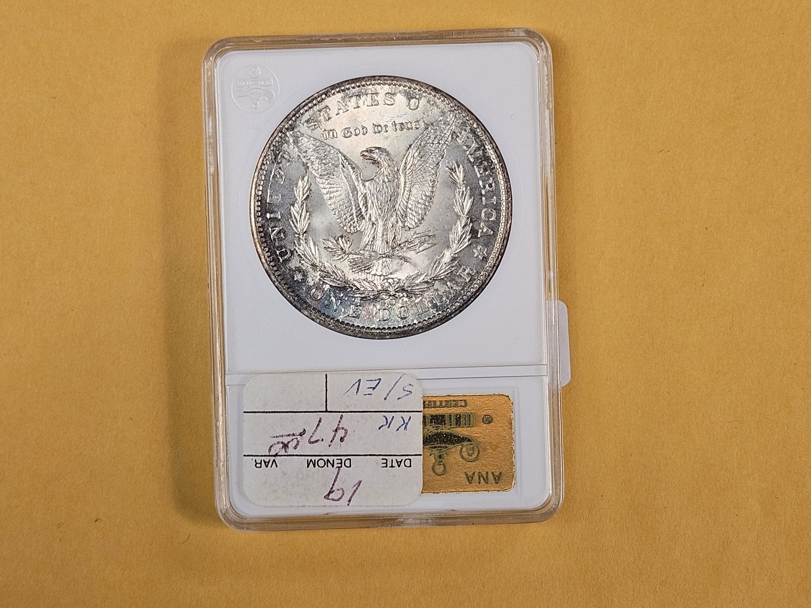 ANACS 1899-O Morgan Dollar in Mint State 63 - 5