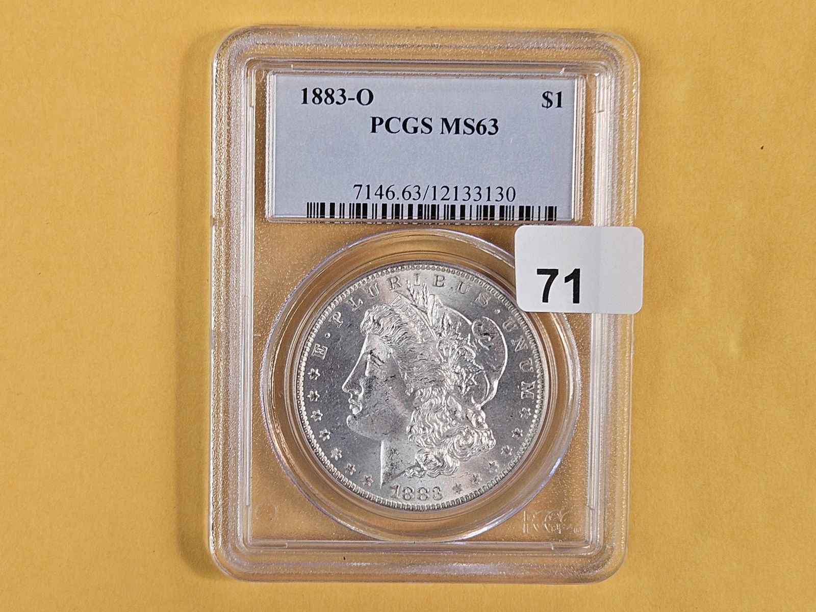 PCGS 1883-O Morgan Dollar in Mint State 63 - 2
