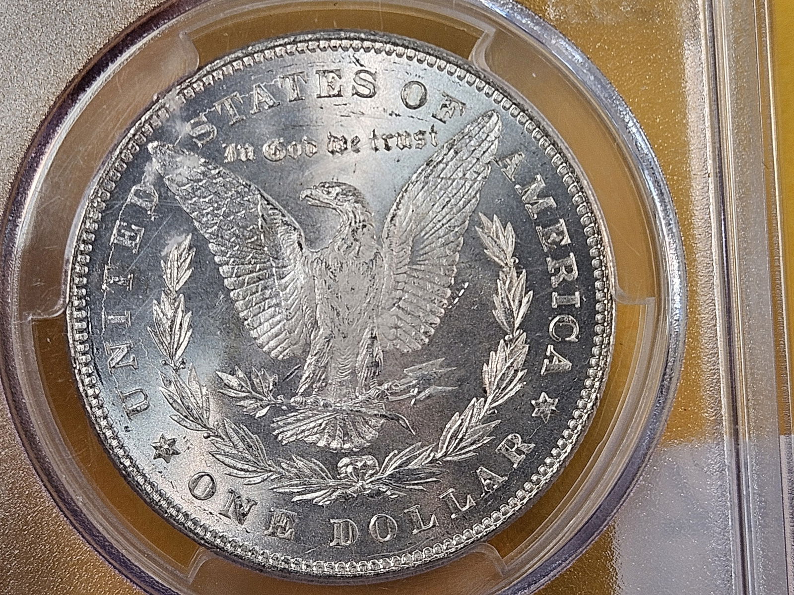 KEY VARIETY! PCGS 1878 7/8 TF Morgan Dollar in Mint State 63 - 8