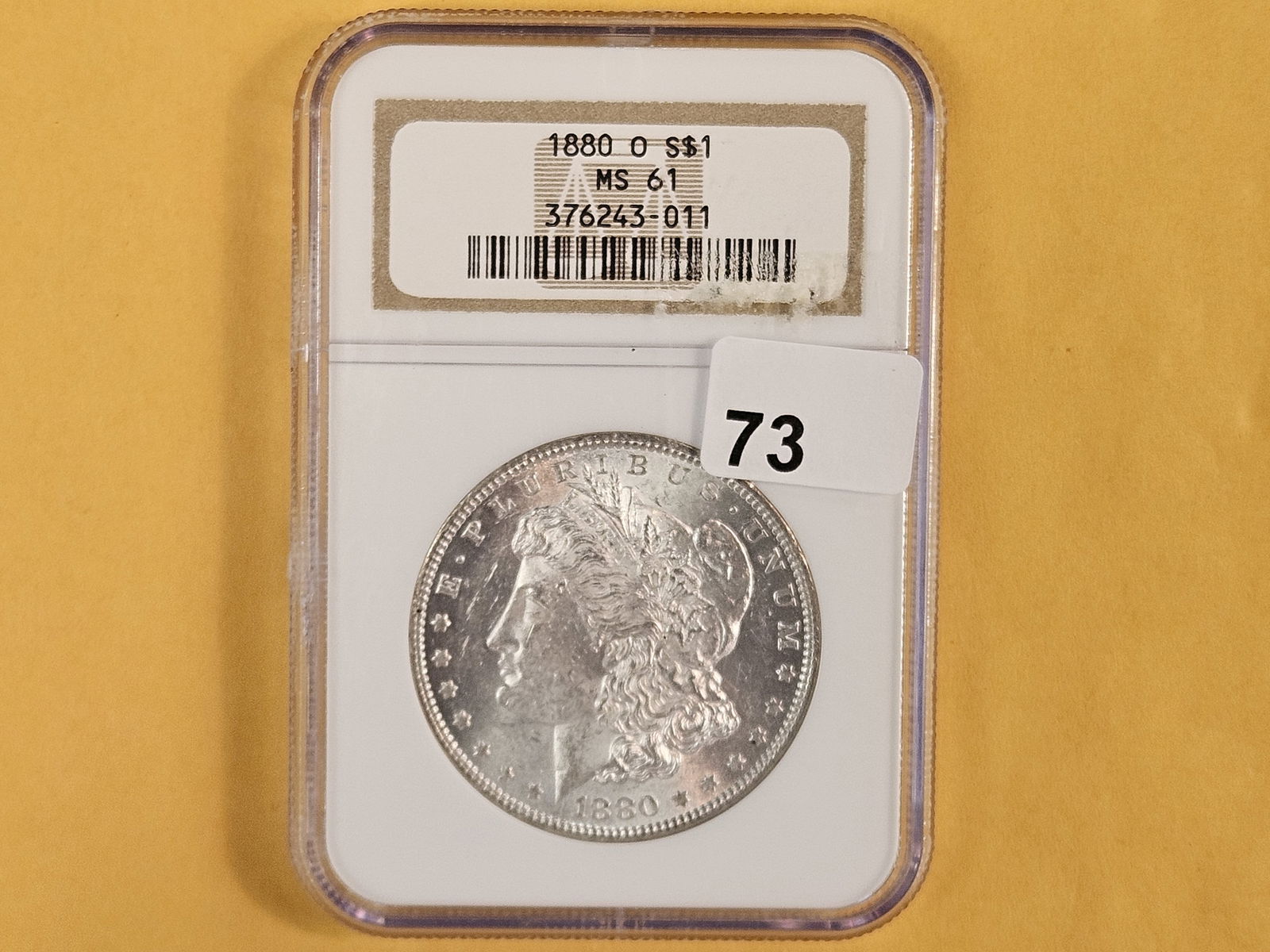 NGC 1880-O Morgan Dollar in Mint State 61 - 2
