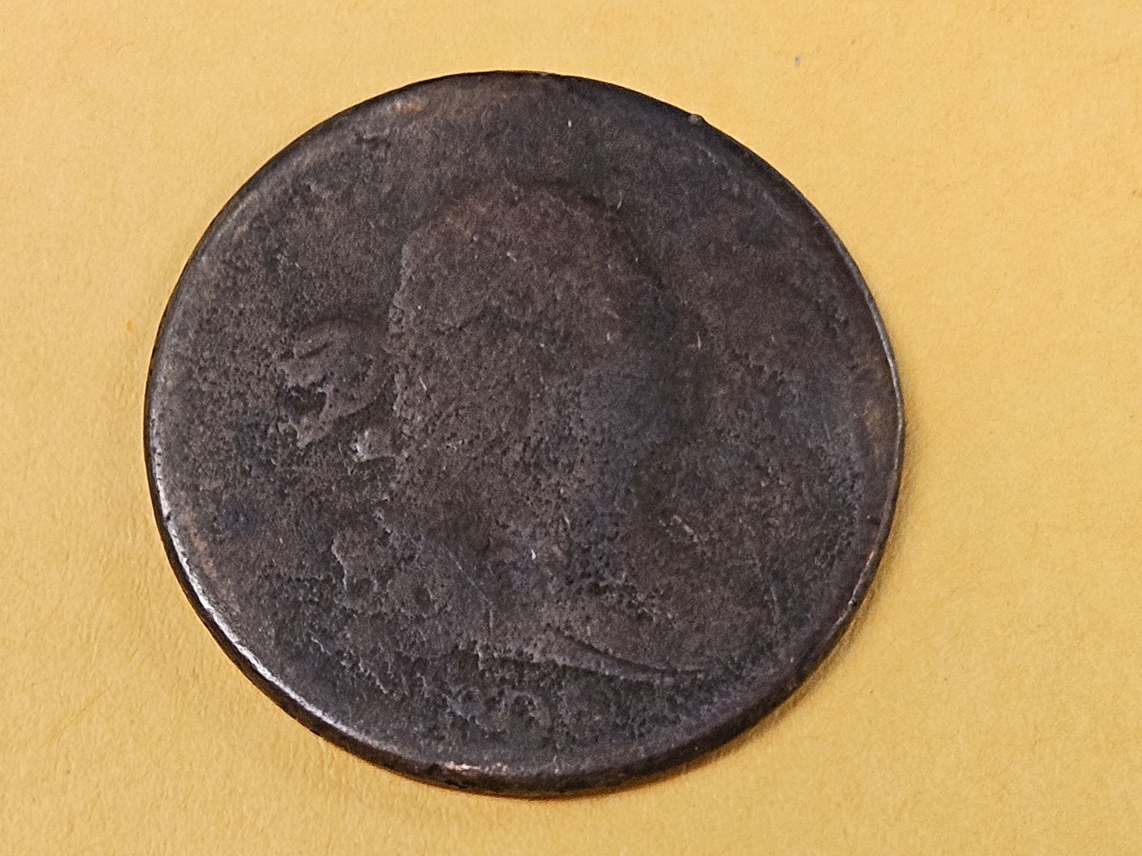 1806 Draped Bust Half Cent in Very Good - details - 3