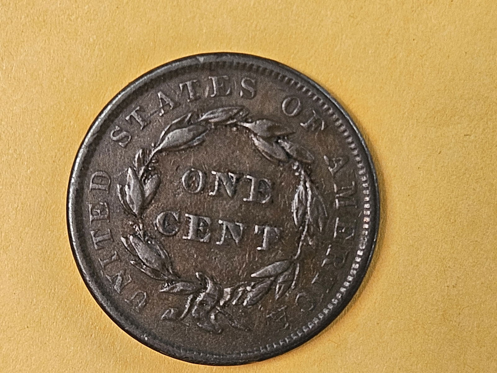 1839 Booby Head Large Cent in Extra Fine - details - 5