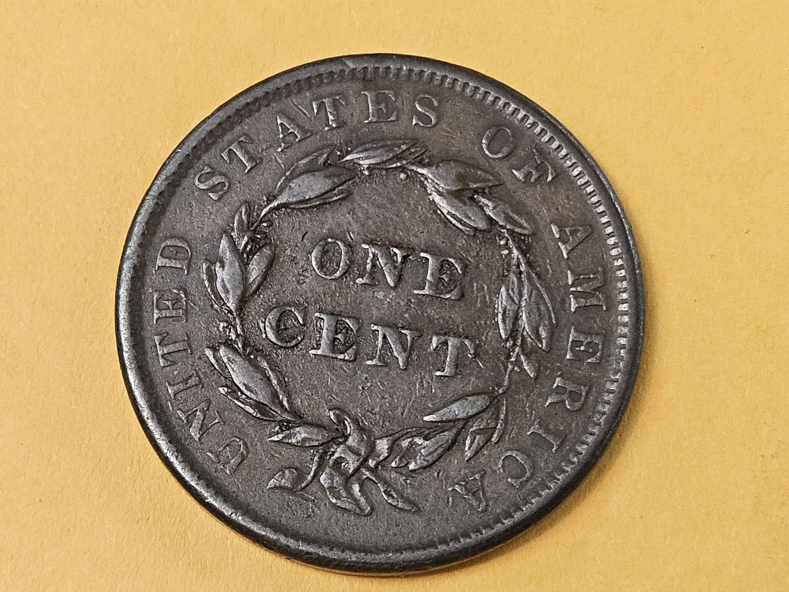 1839 Booby Head Large Cent in Extra Fine - details - 6