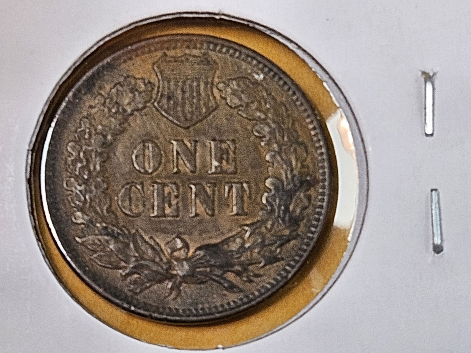 1900 Indian cent in About Uncirculated plus - 4