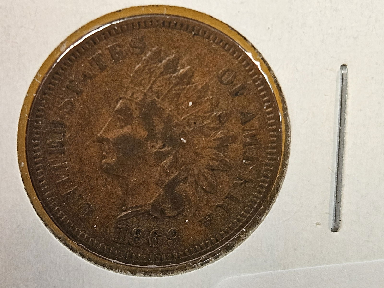 * Semi-Key 1869 Indian Cent - 4