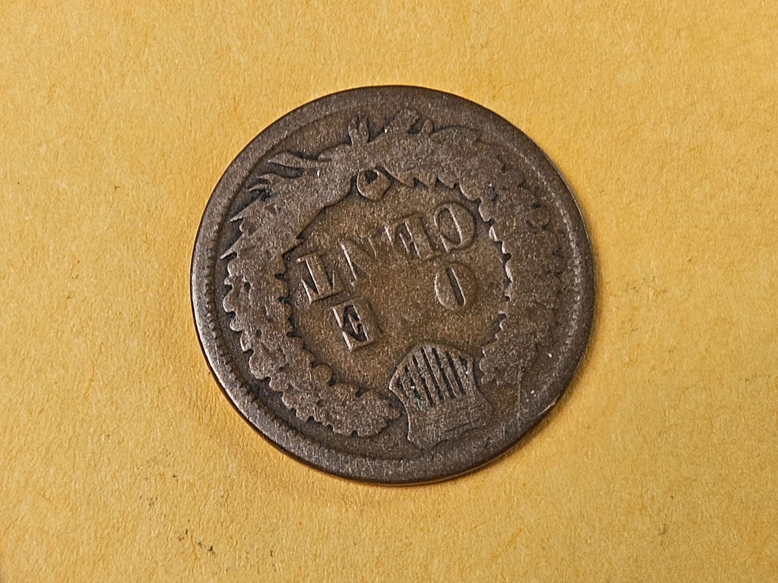 Semi-Key 1864-L Indian Cent - 3