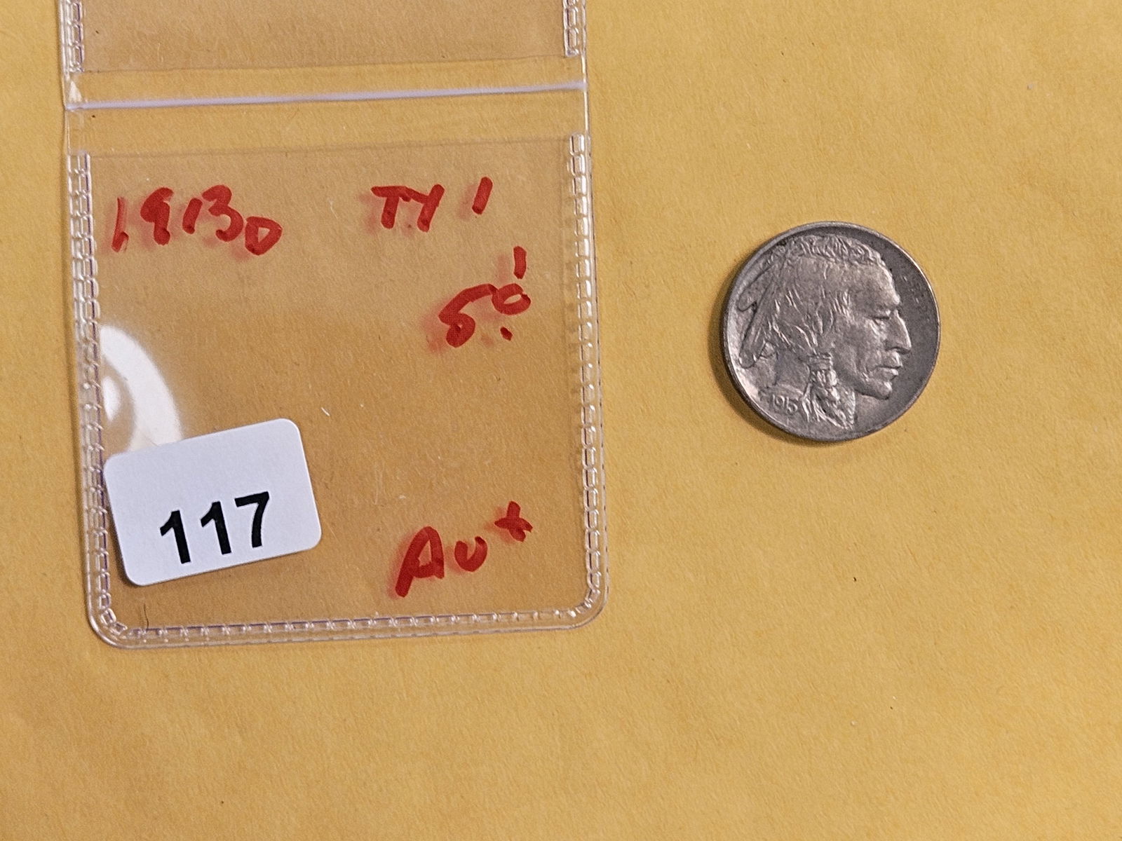Semi-Key 1913-D Type 1 Buffalo Nickel - 2