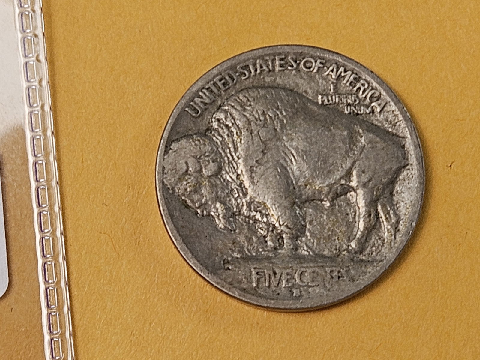 Semi-Key Date 1913-S Type 1 Buffalo Nickel - 3