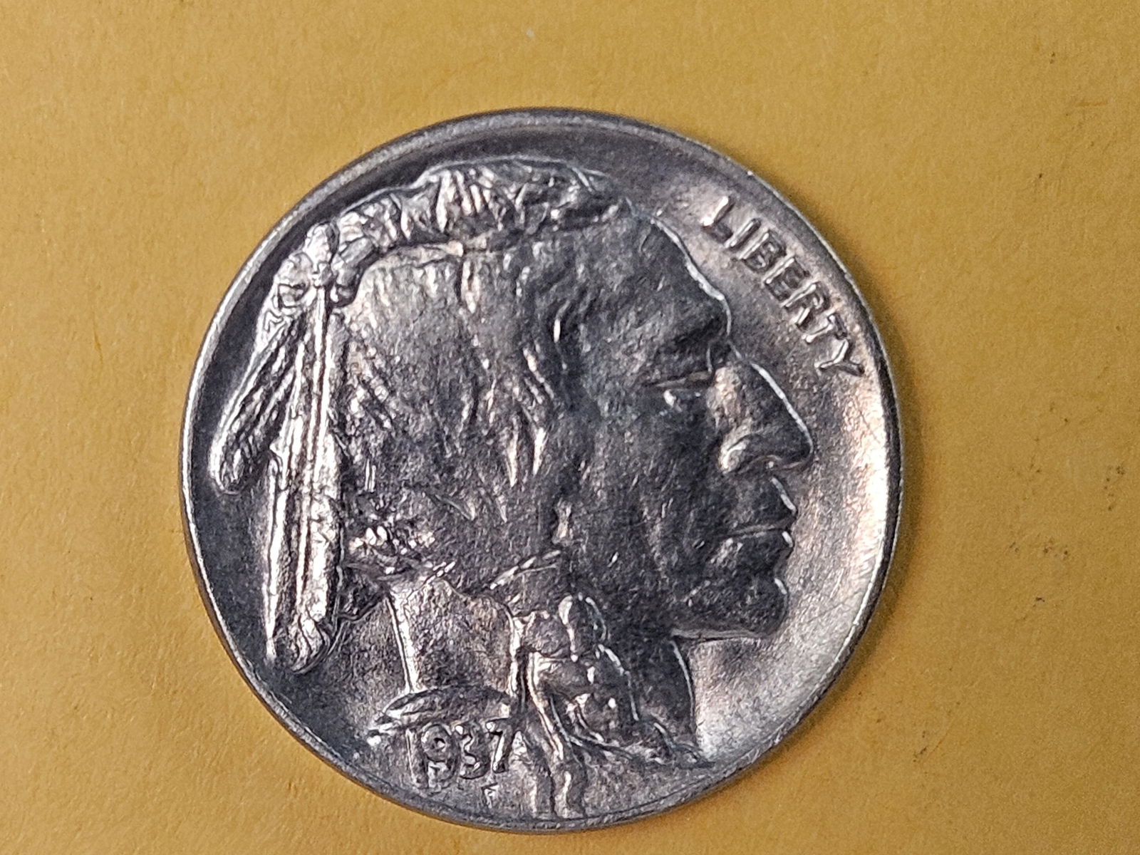 GEM Brilliant Uncirculated plus 1937 Buffalo Nickel - 3