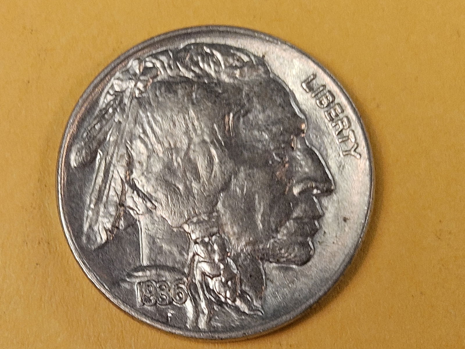 Very Choice Brilliant Uncirculated 1936 Buffalo Nickel - 3