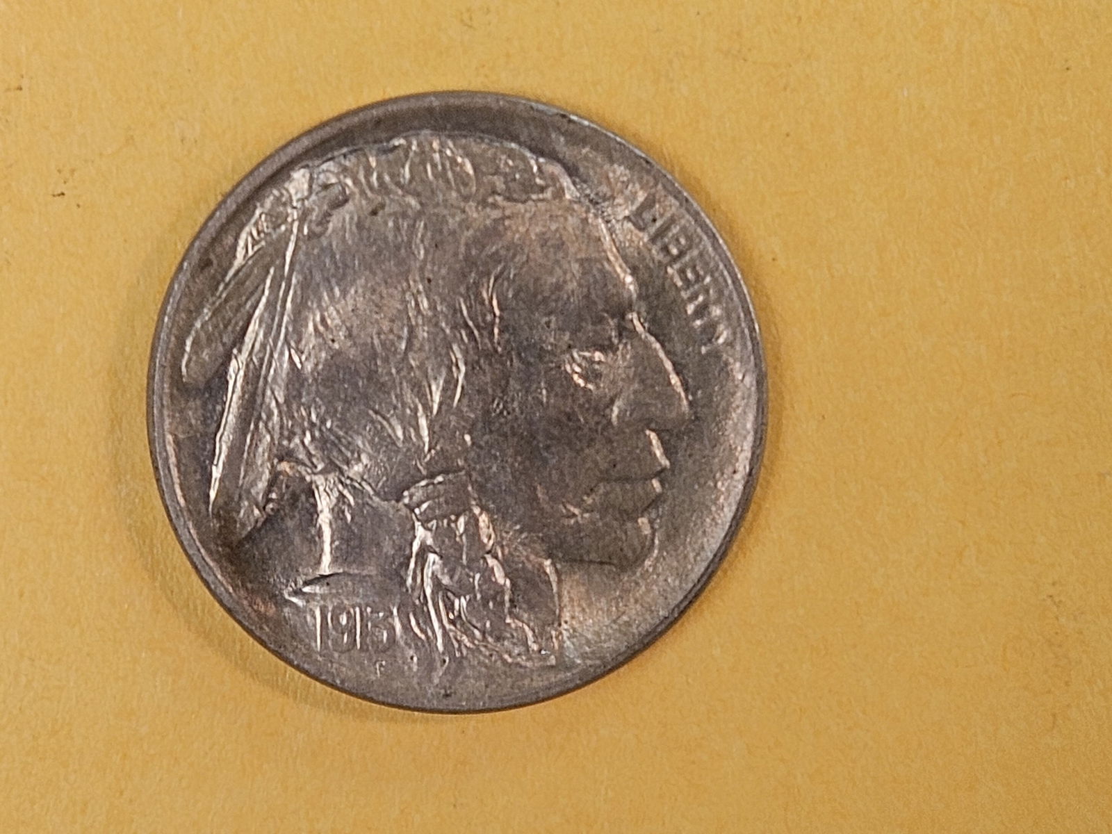 Very Choice Brilliant Uncirculated 1913 Buffalo Nickel - 3