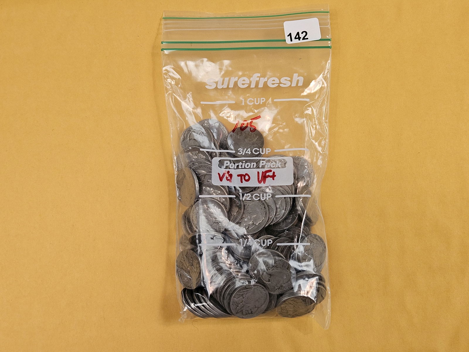 ONE Hundred and Five Buffalo Nickels: All in Very Good to Very Fine plus 