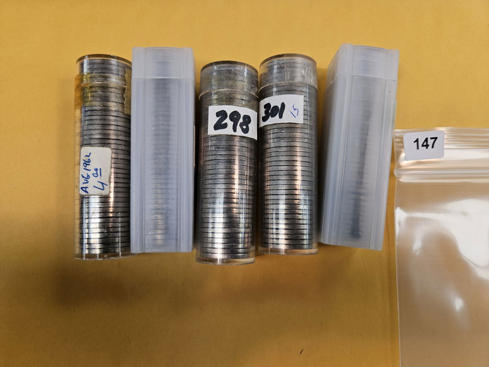 Five Rolls of Jefferson Nickels - 2