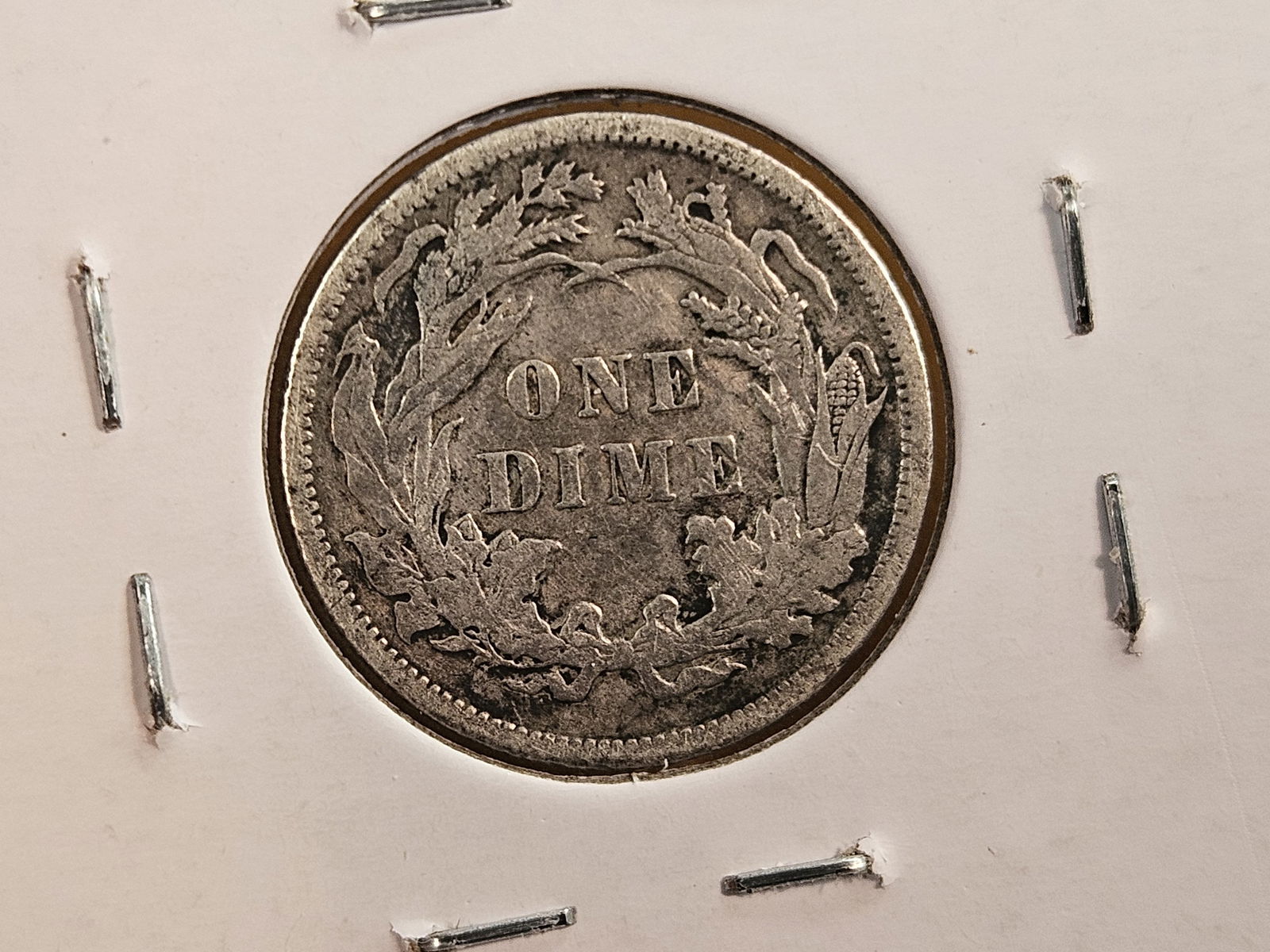 Three fun Seated Liberty silver Dimes - 6